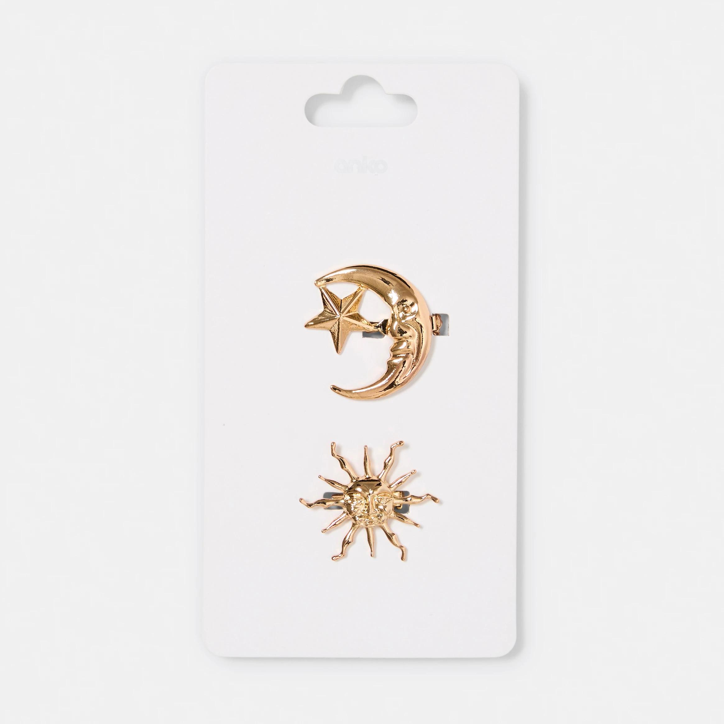 3 2 Pack Celestial Brooch - Gold Tone Gold, 3 of 3
