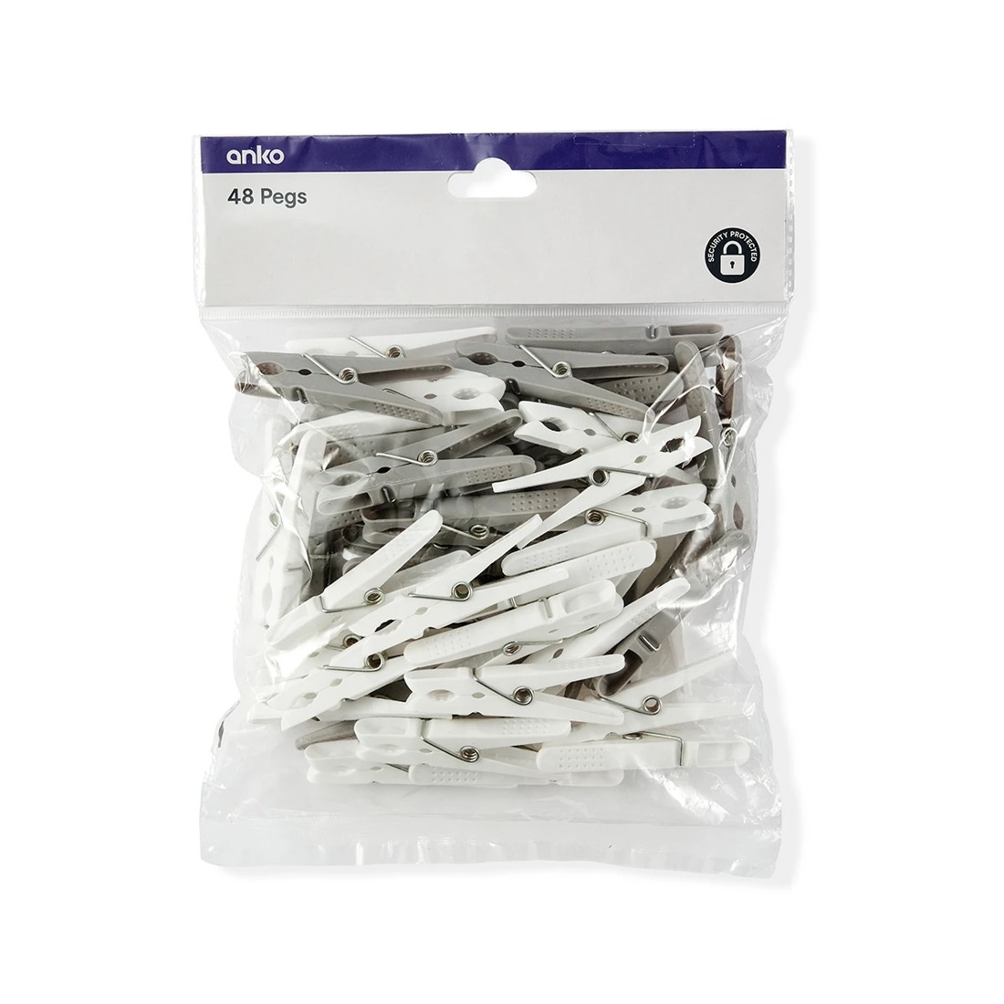 5 48 Pack Pegs - White and Grey, 5 of 6