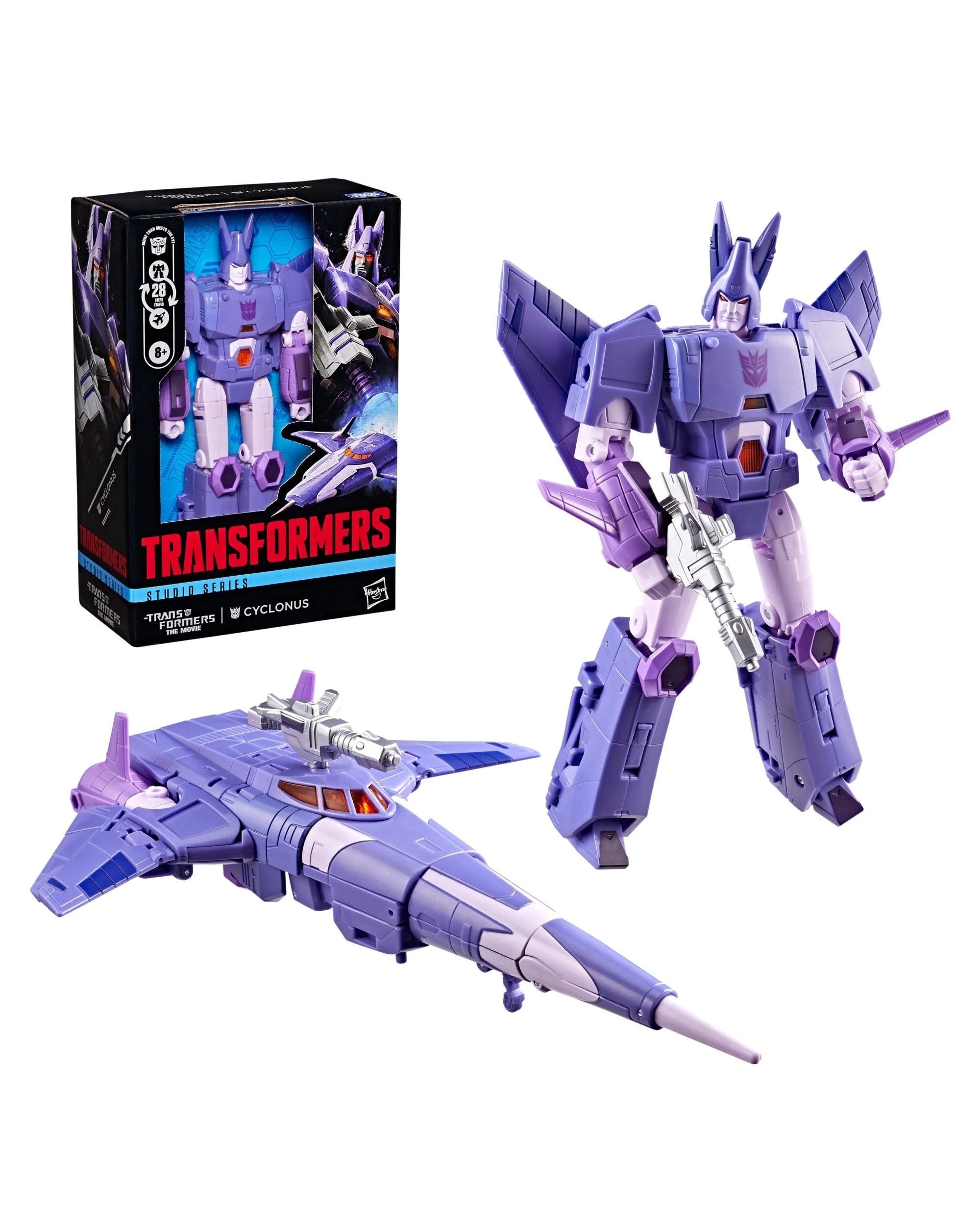 1 Transformers Studio Series Voyager Class The Transformers: The Movie Cyclonus Action Figure, 1 of 6