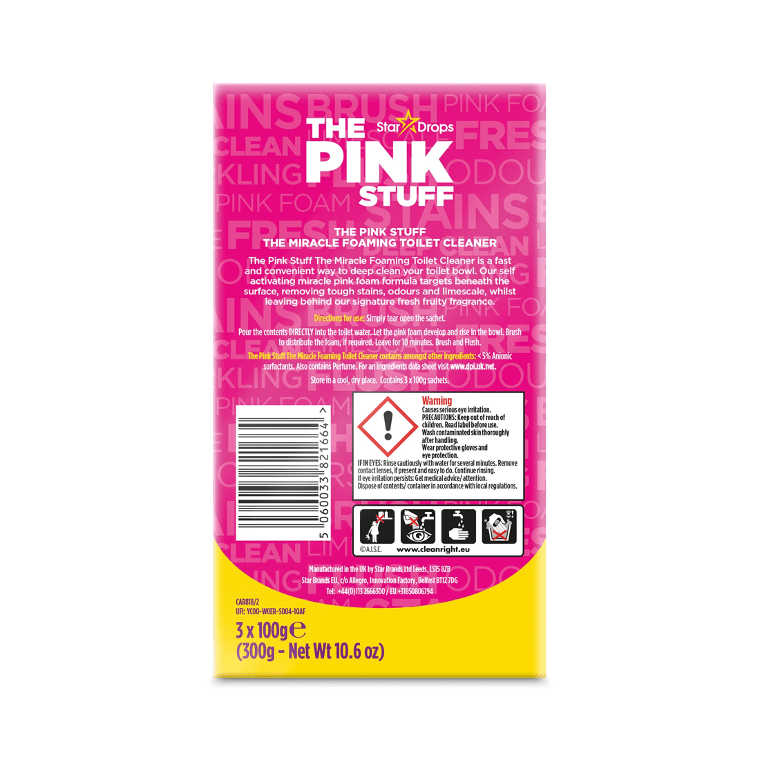 2 3 Pack The Pink Stuff Power Foaming Toilet Cleaner, 2 of 2