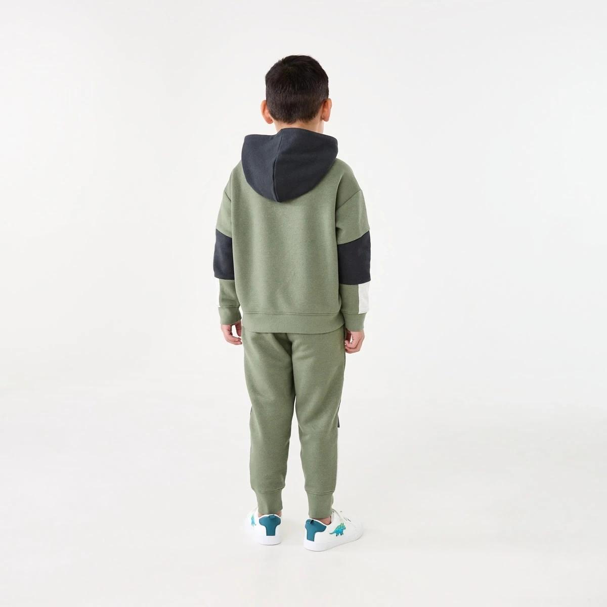 7 Colour Block Hoodie Sea Spray, 7 of 7