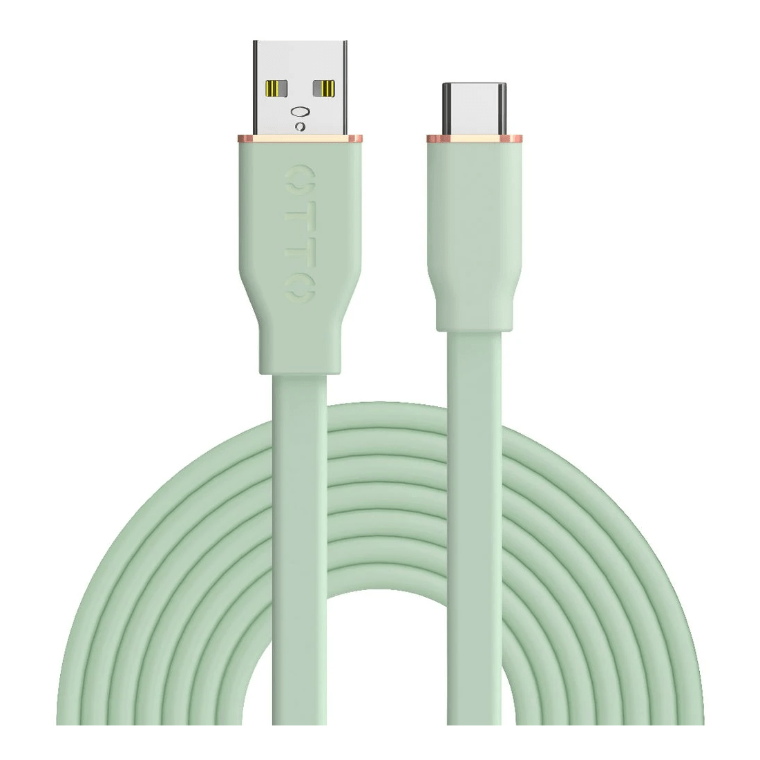 1 Otto 2m USB-A to USB-C Cable Mint, 1 of 6