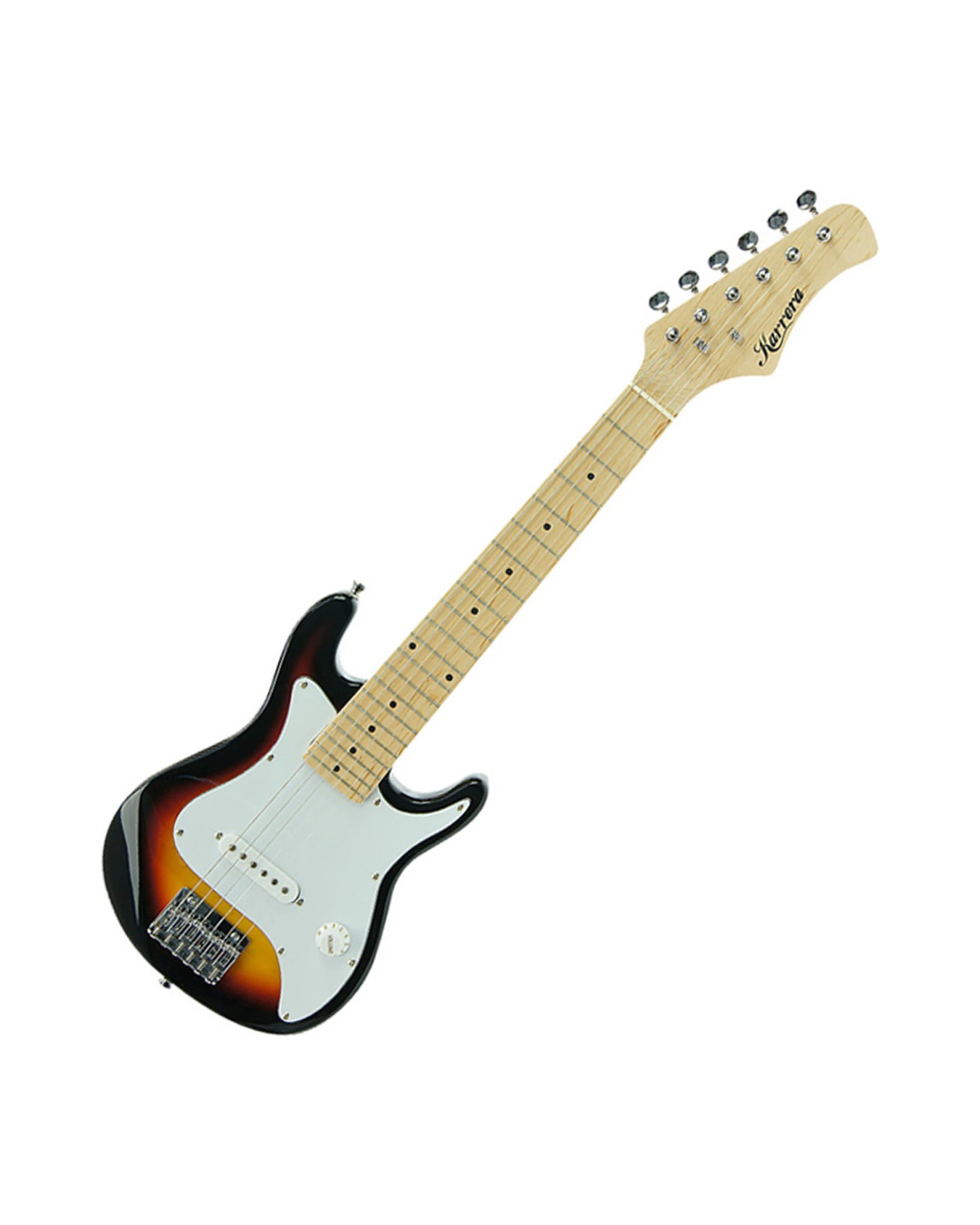 1 Karrera Kids Electric Guitar Ideal Childrens Gift Sunburst Junior Strings Musical Instrument, 1 of 5