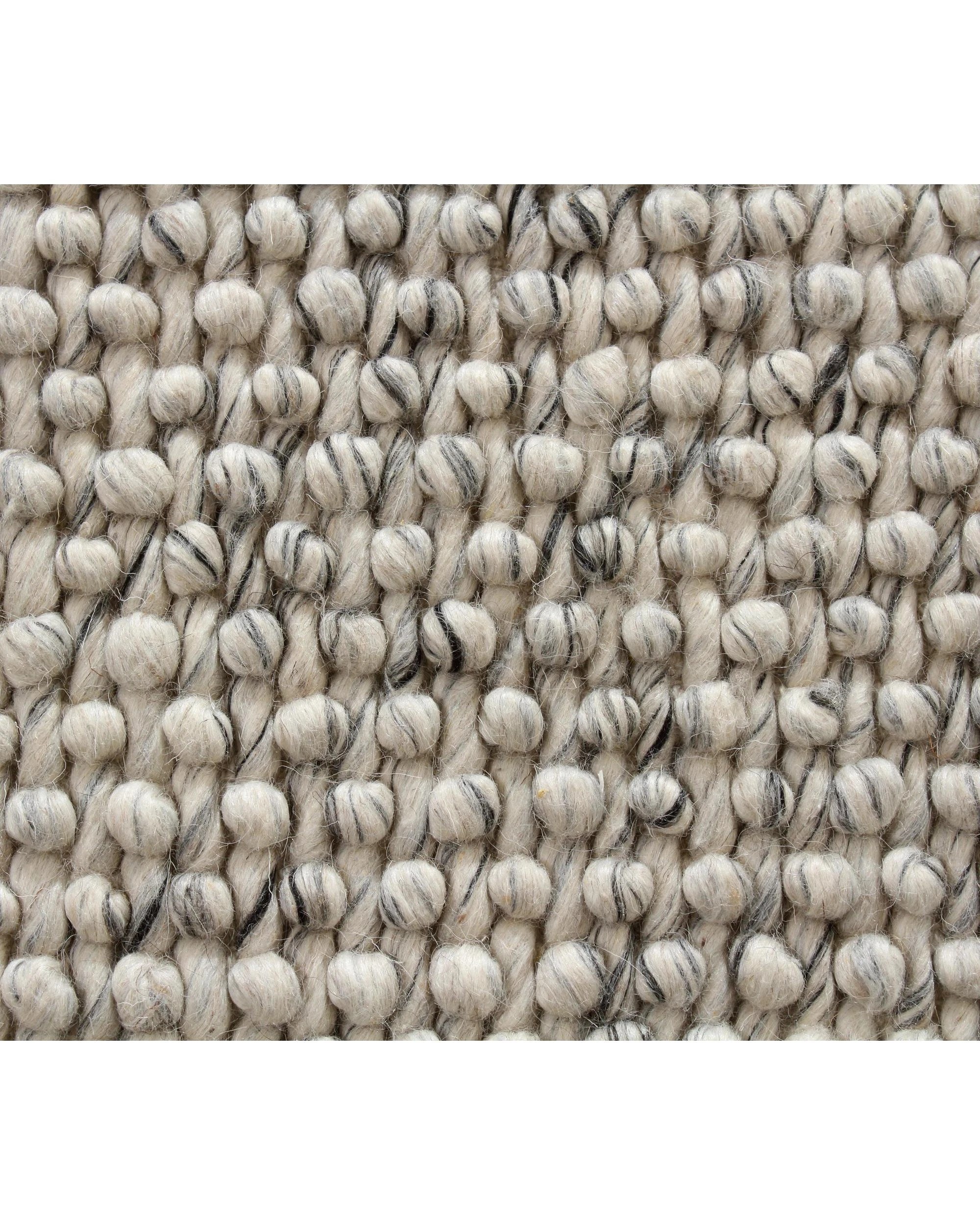2 La Grace Home Aura Hand Woven Loop Pile Wool Rug - 160x230cm - Ivory, 2 of 7