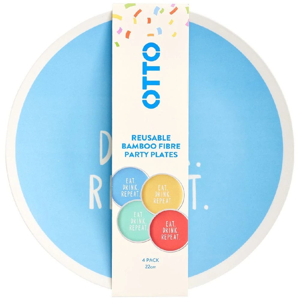 2 Otto Brights Bamboo Plates 4 Pack, 2 of 4
