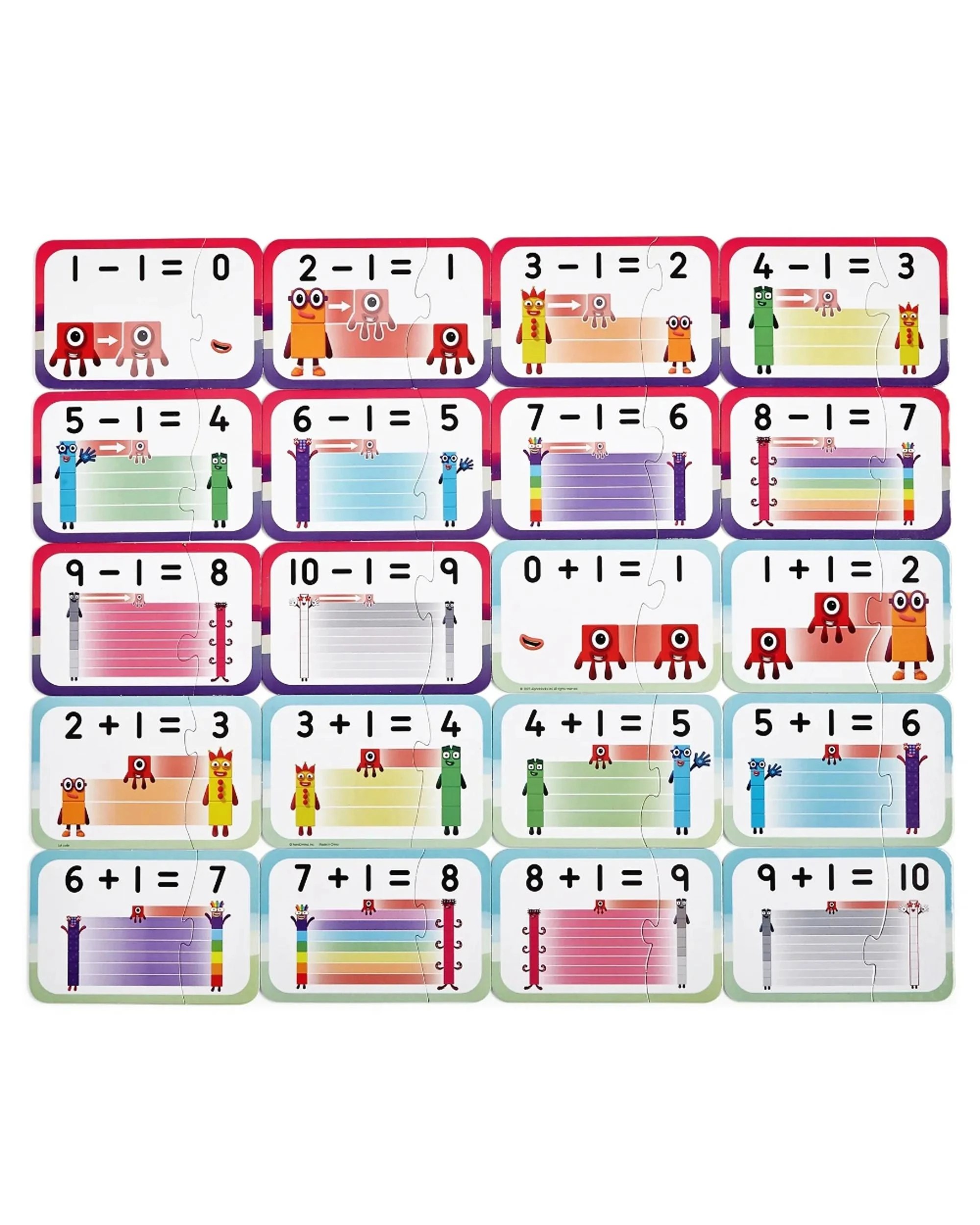 3 Numberblocks Adding and Subtracting Puzzle Set, 3 of 4