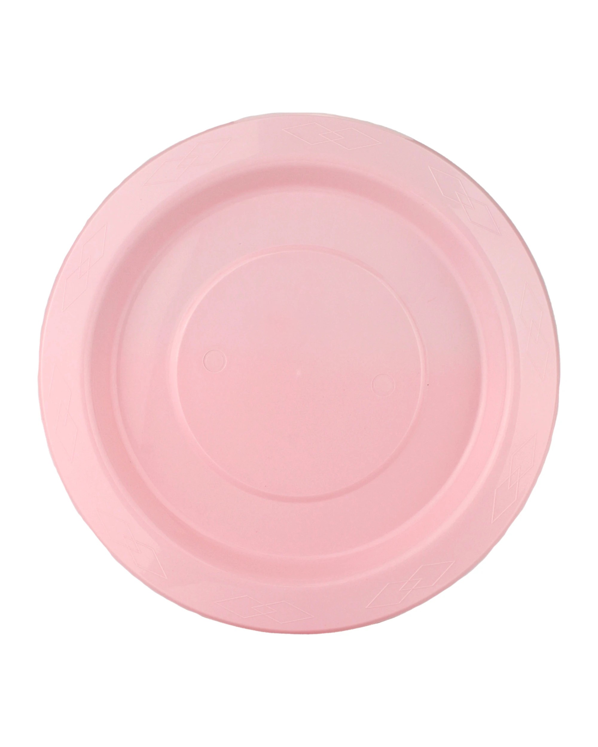 1 Alpen 18cm Reusable Plates Pack of 20 - Light Carnation Pink, 1 of 3