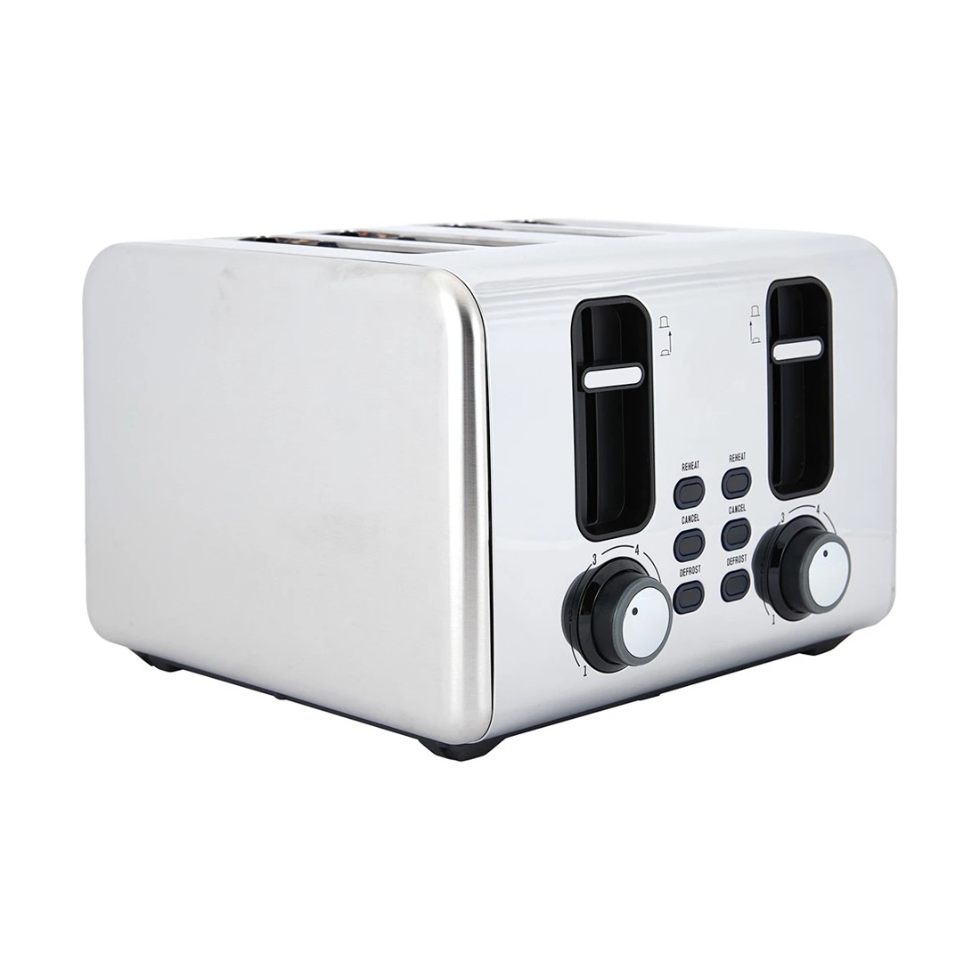 6 4 Slice Stainless Steel Toaster, 6 of 10