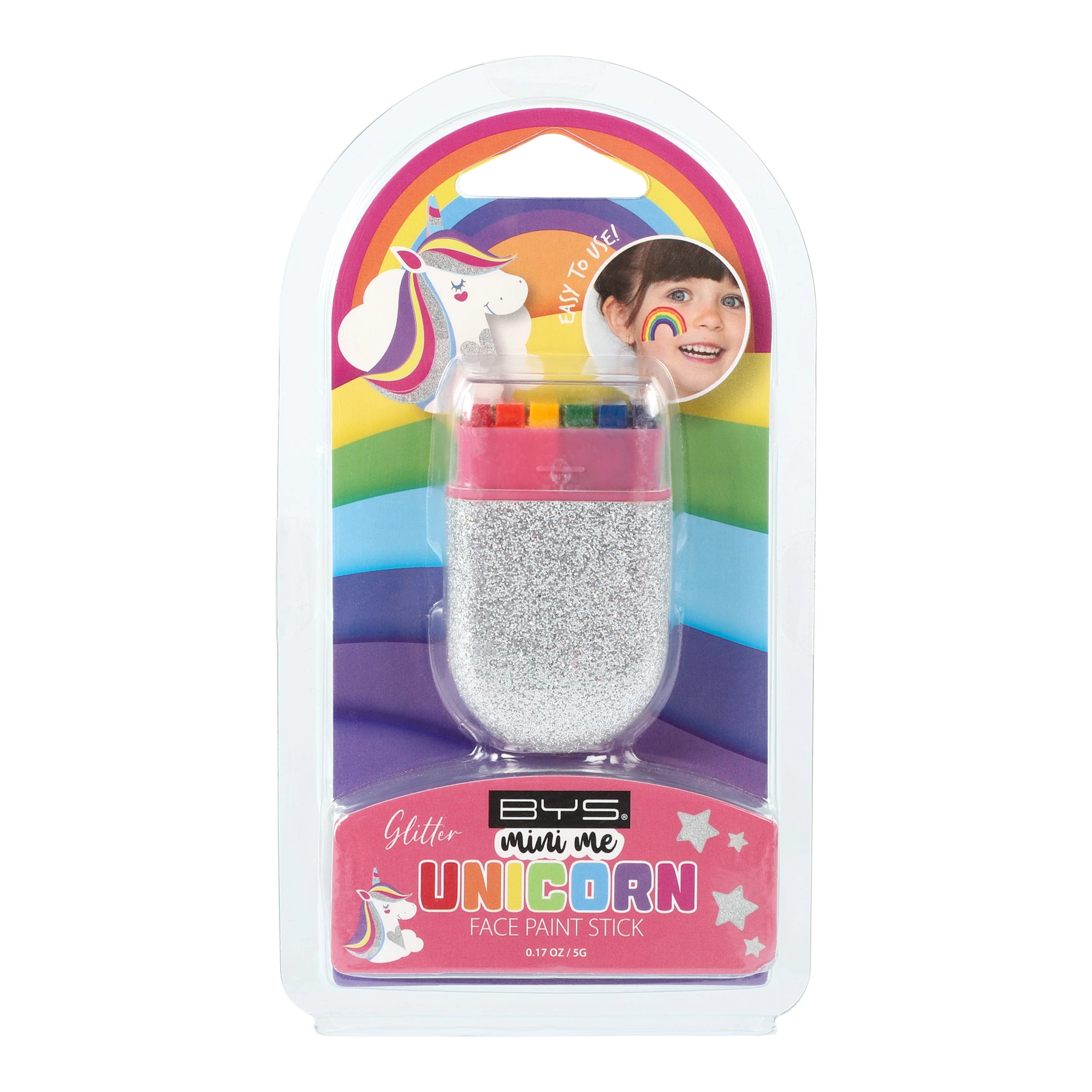 1 BYS Mini Me Face Paint Stick - Glitter Unicorn, 1 of 3