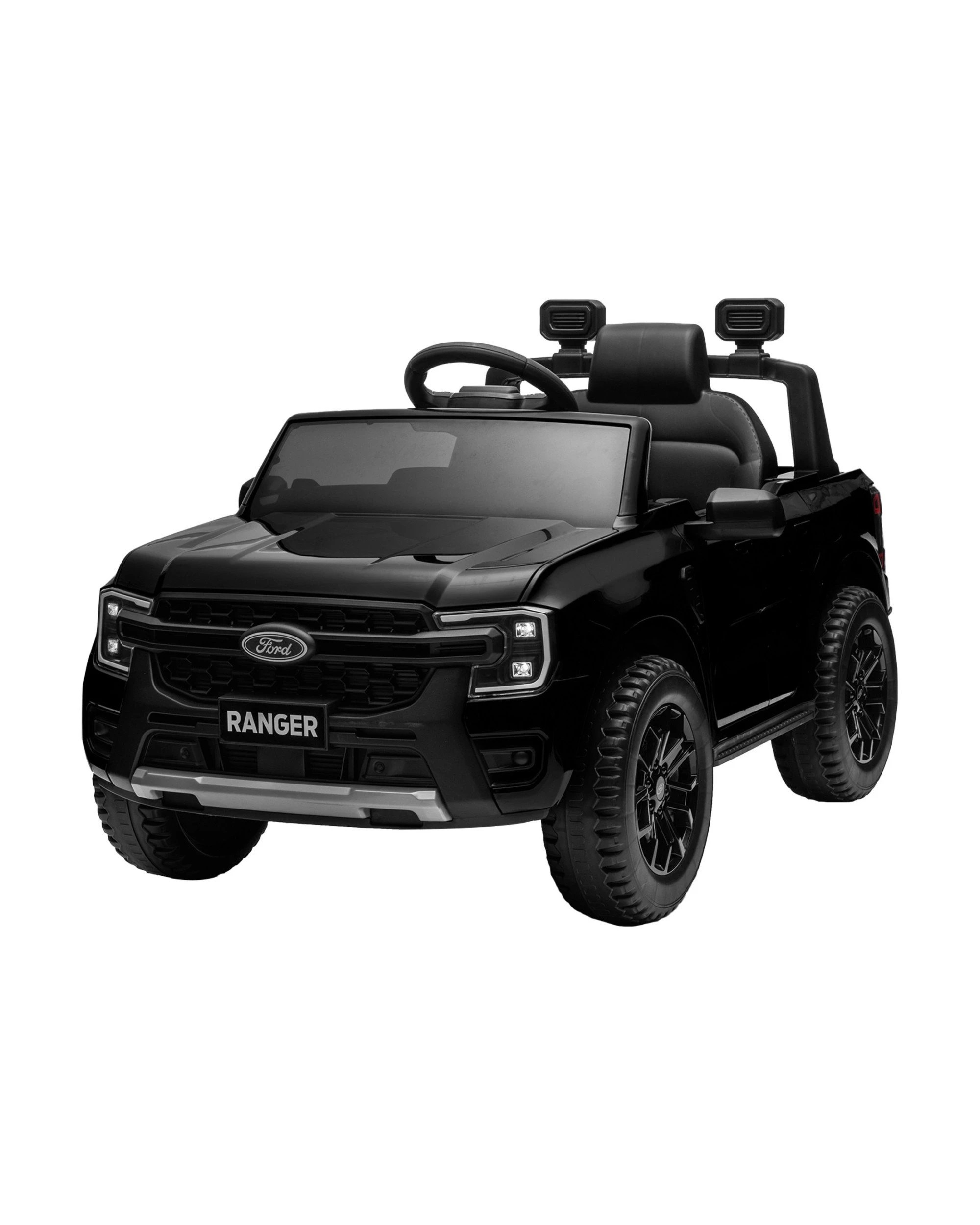 1 Kahuna Ford Ranger Electric Kids Ride On Car - Black, 1 of 9