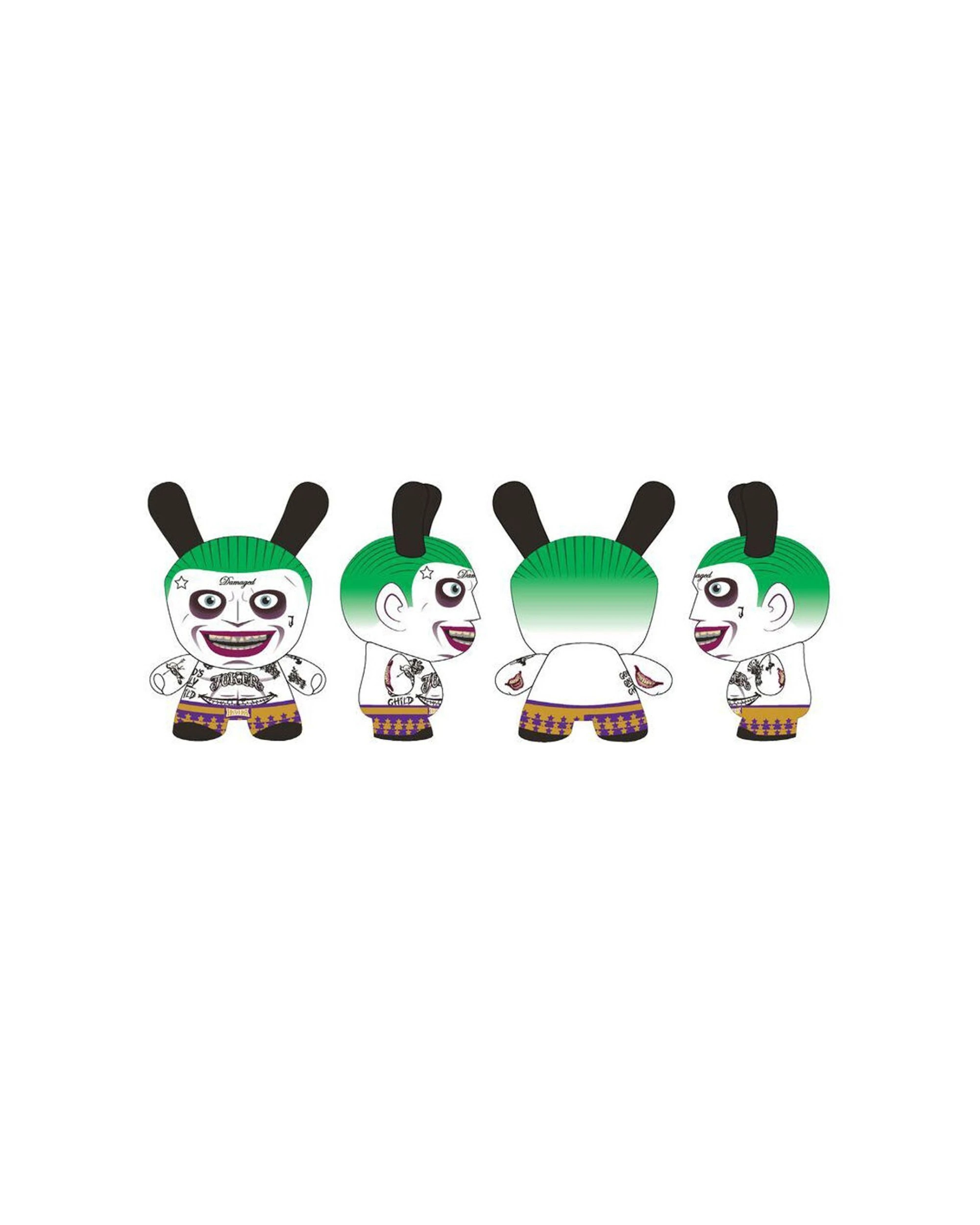 3 Task Force X Squad 2016 Joker Dunny Vinyl Action Figure 5in DC Comics Collectible
 - multi, 3 of 3