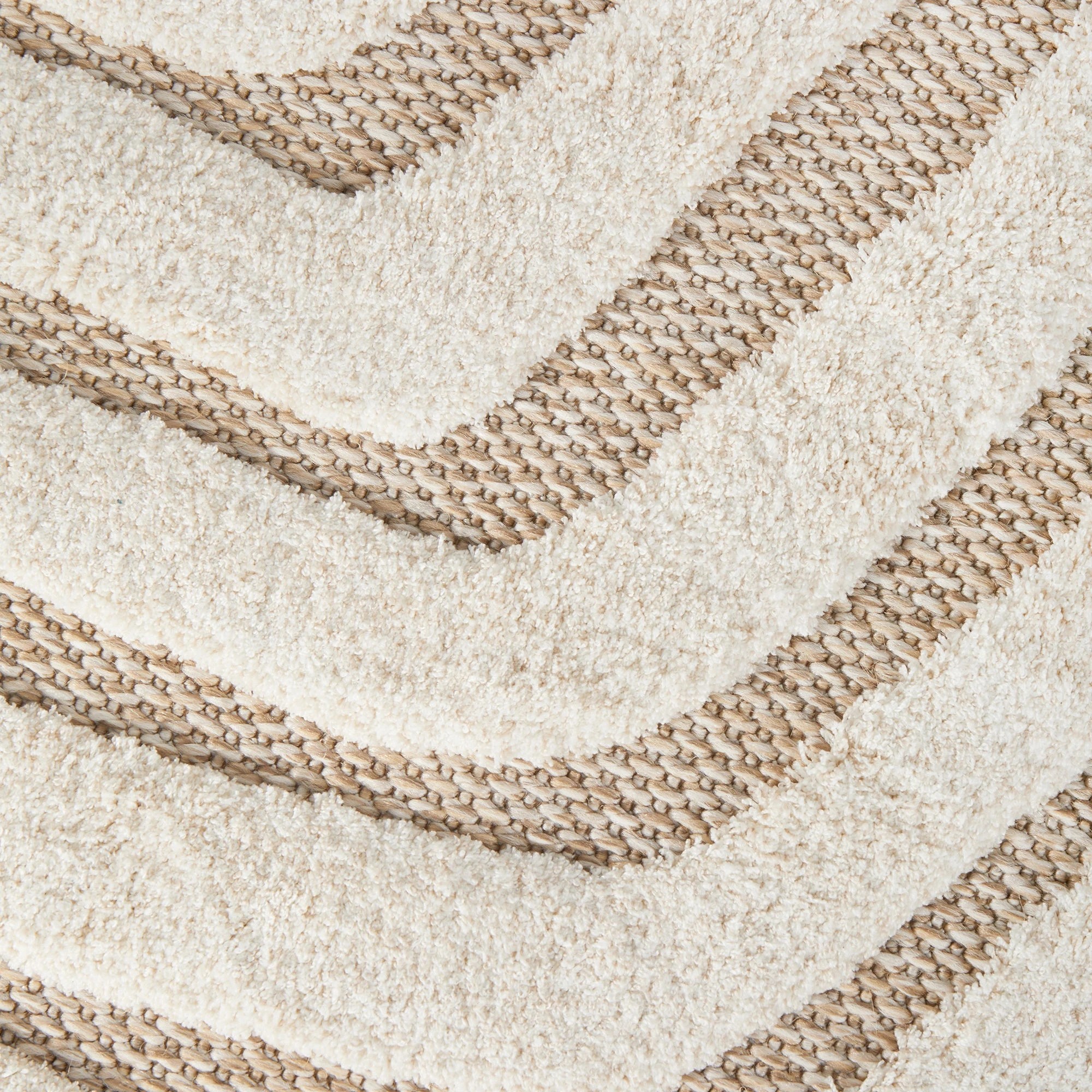 4 Common Ground Rugs Belmonte Tani 230x160cm - Medium Floor Rug - White, 4 of 8