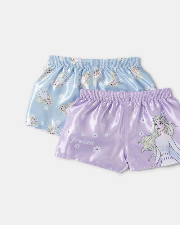 2 Pack Frozen License Satin Boxers