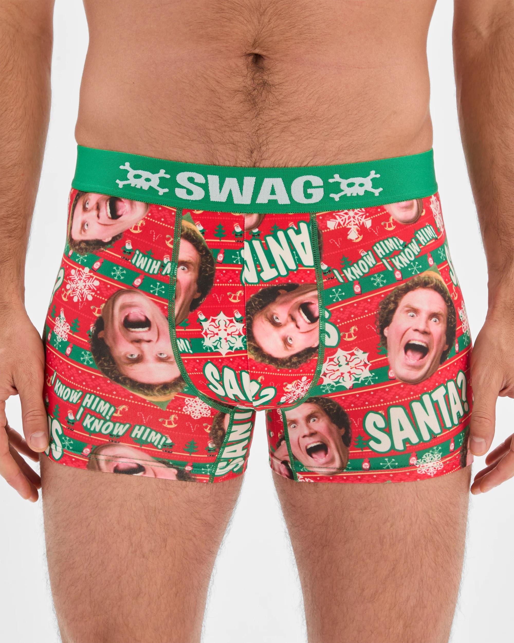 3 Swag Licensed Trunks - Elf Christmas RED, 3 of 4