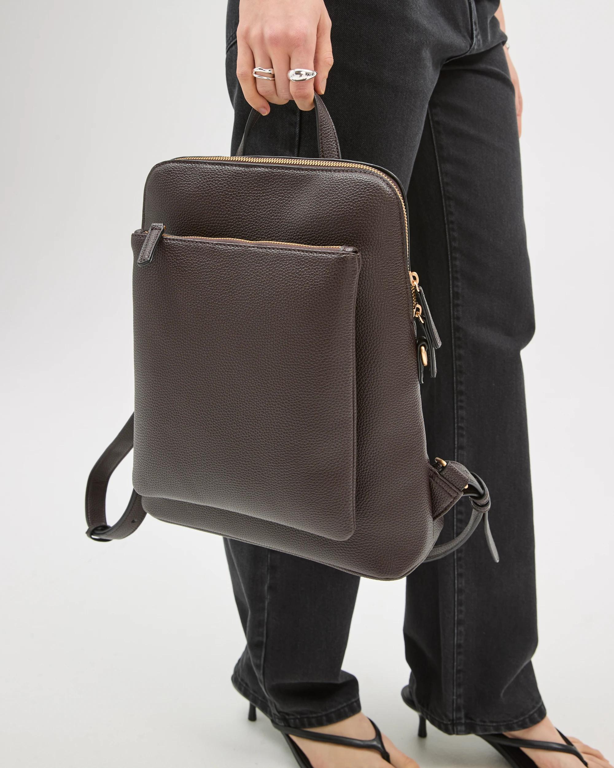3 Target Woman Pebble Backpack BITTER CHOCOLATE, 3 of 3