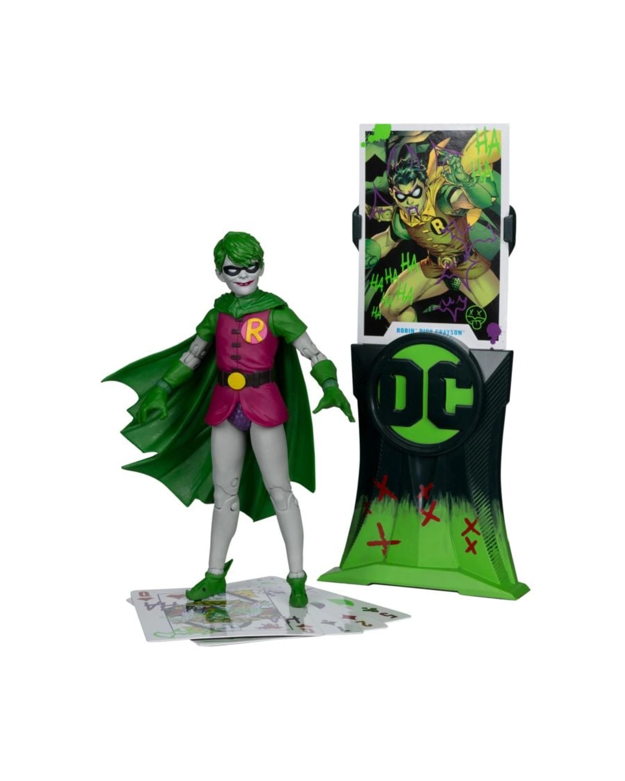 5 DC Multiverse Robin Dick Grayson Jokerized Gold Label 7 inch Action Figure, 5 of 9