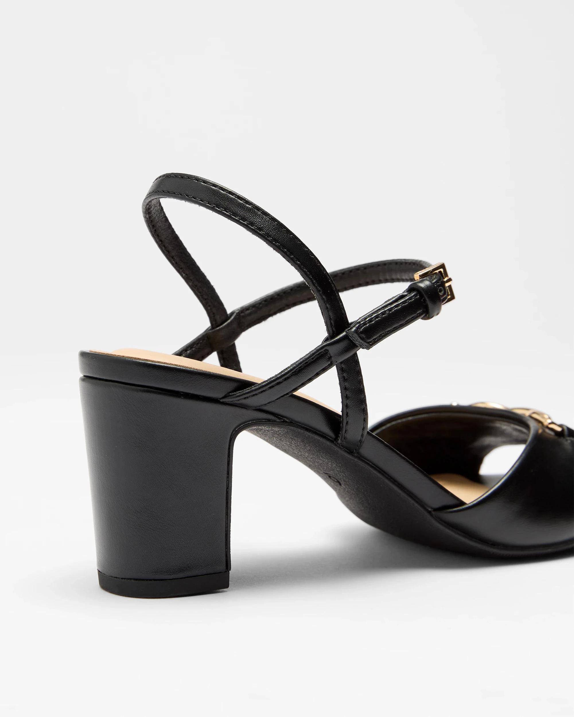 2 Target Woman Womens Saddle Heel - Gabbie BLACK, 2 of 3