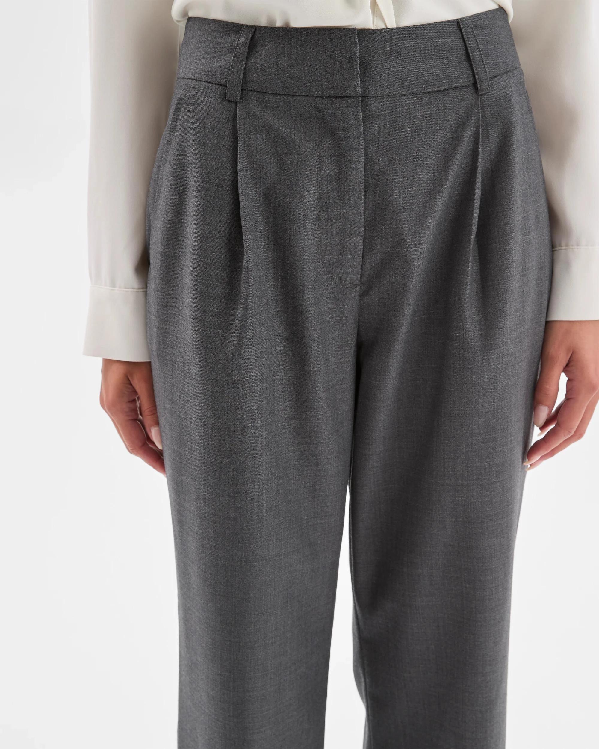 6 Target Petites Petites Tailored Straight Leg Pants CHARCOAL, 6 of 6