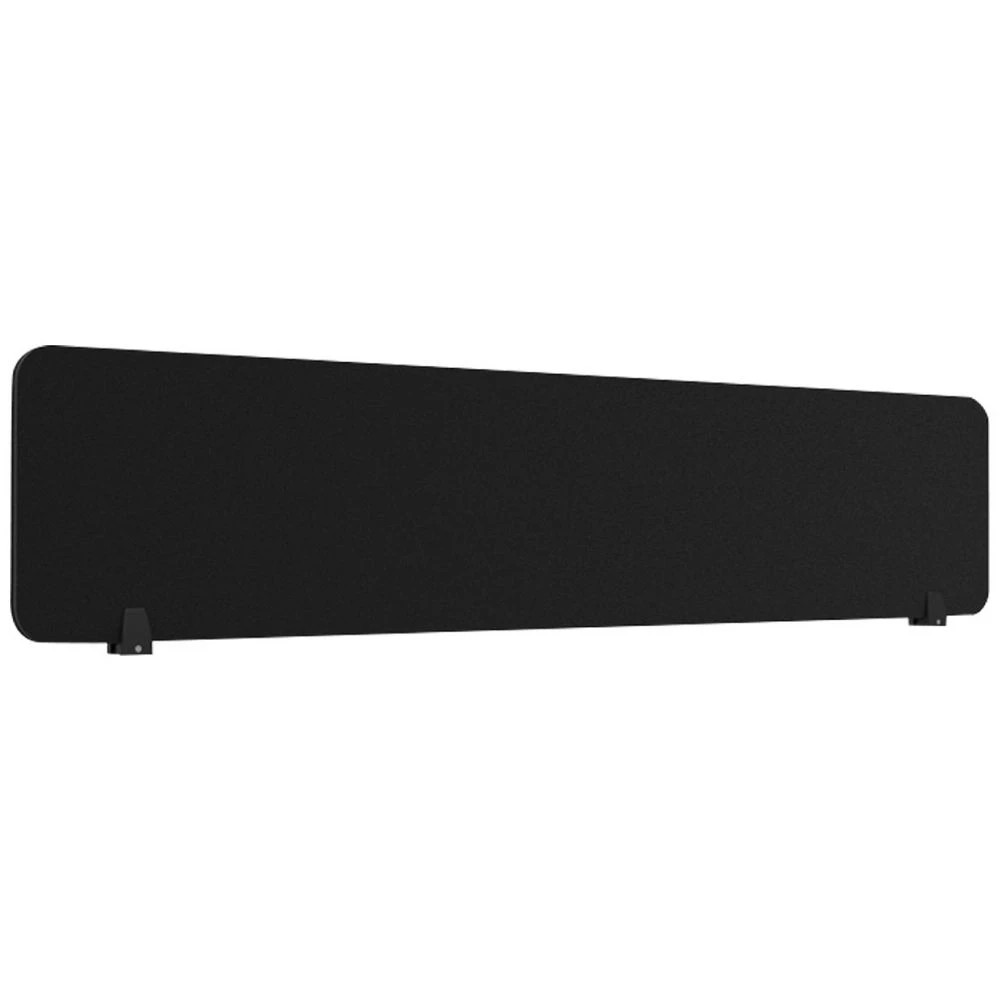 1 Furnx Eco Panel Screen Desk Mount 1790 x 400 mm Black/Black Office Furnishing Accessories Workspace Screens & Partitions, 1 of 2