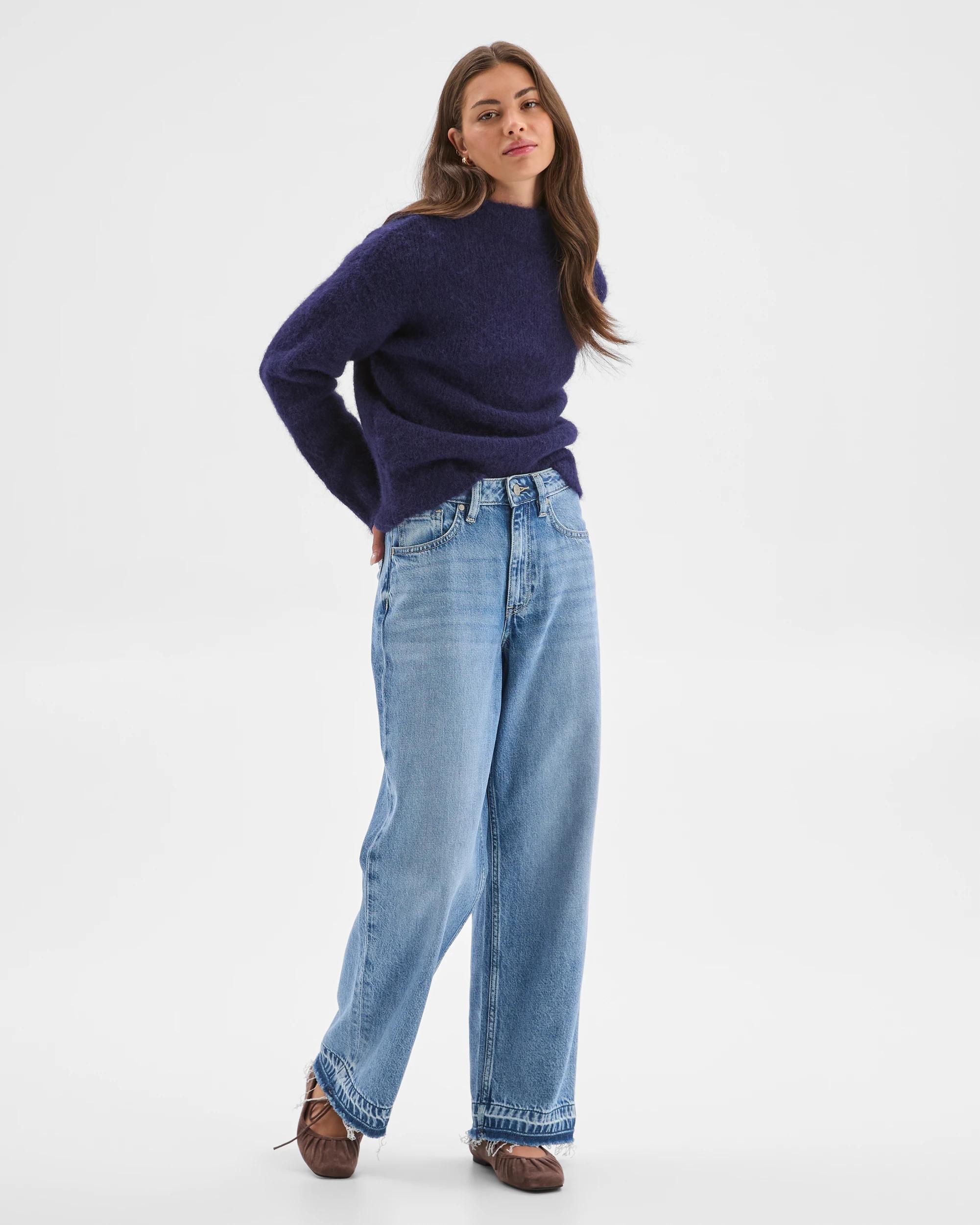 2 Target Petites Petites Plush Knit Jumper ROYAL NAVY, 2 of 7