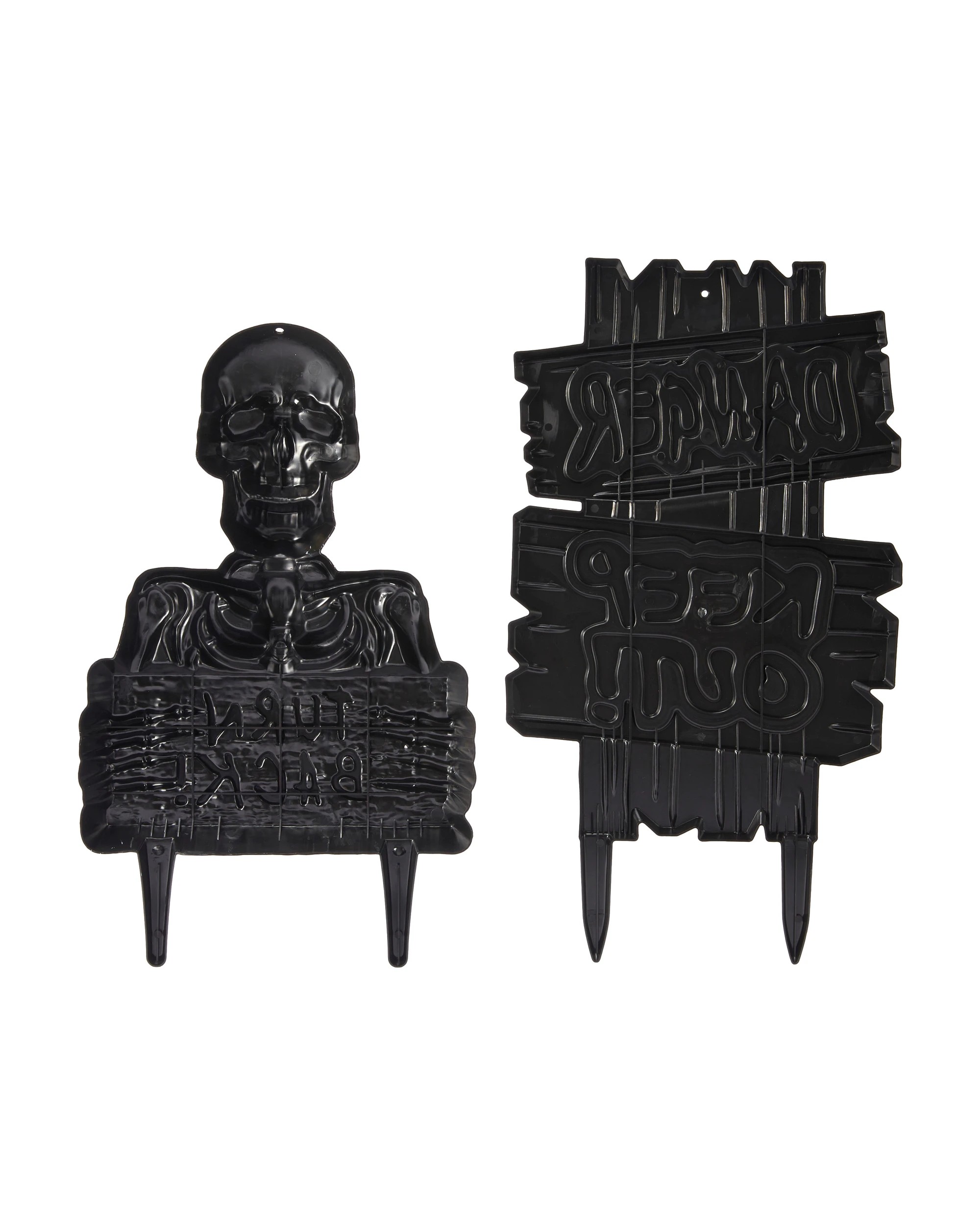 4 2 Pack Halloween Garden Signs, 4 of 6