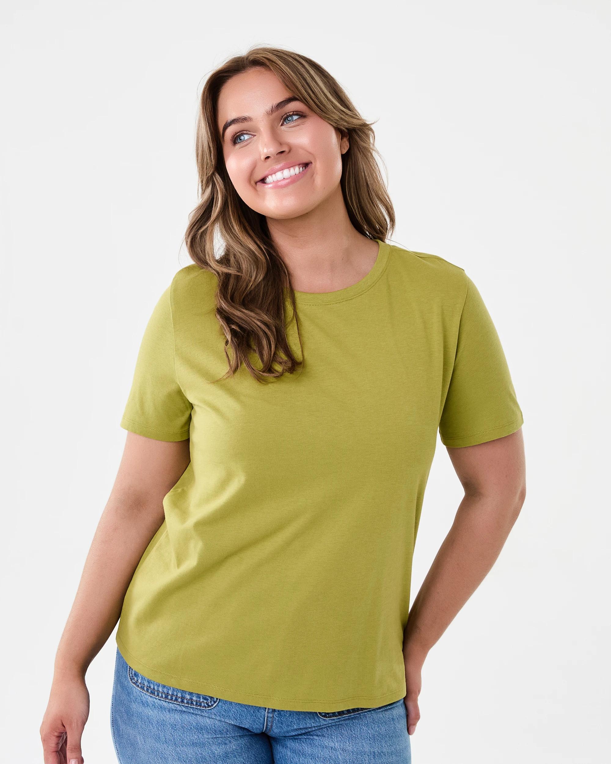 1 Short Sleeve Cotton T-shirt Wild Pear, 1 of 5