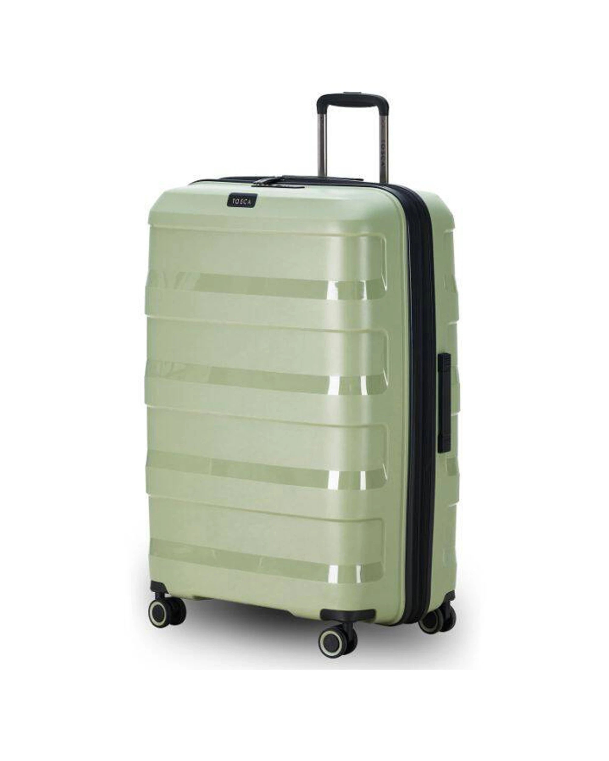 2 Tosca Comet PP 32" Suitcase Luggage Trolley Lightweight Expandable Sage - Green, 2 of 4