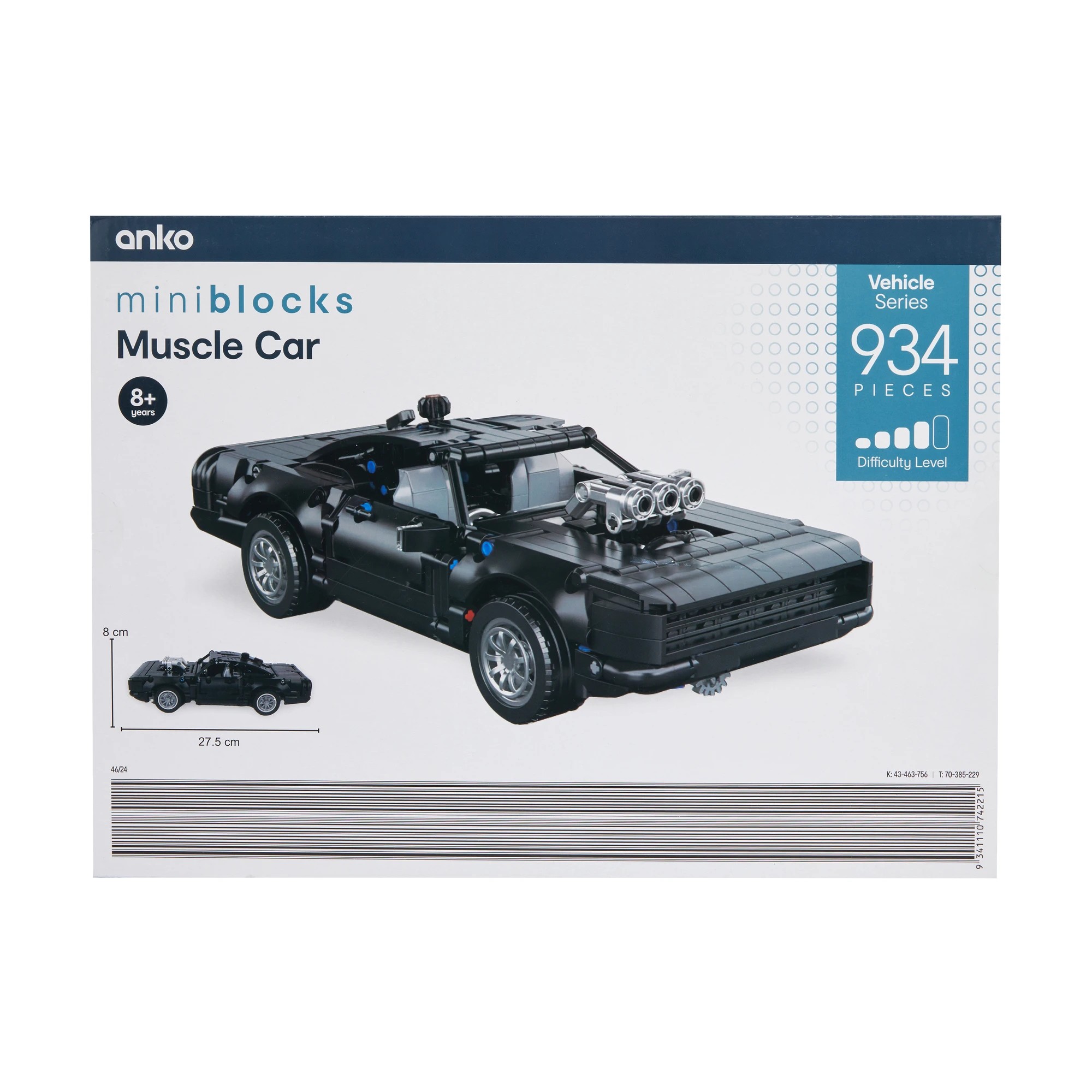 6 934 Piece Mini Blocks Vehicle Series: Muscle Car, 6 of 6