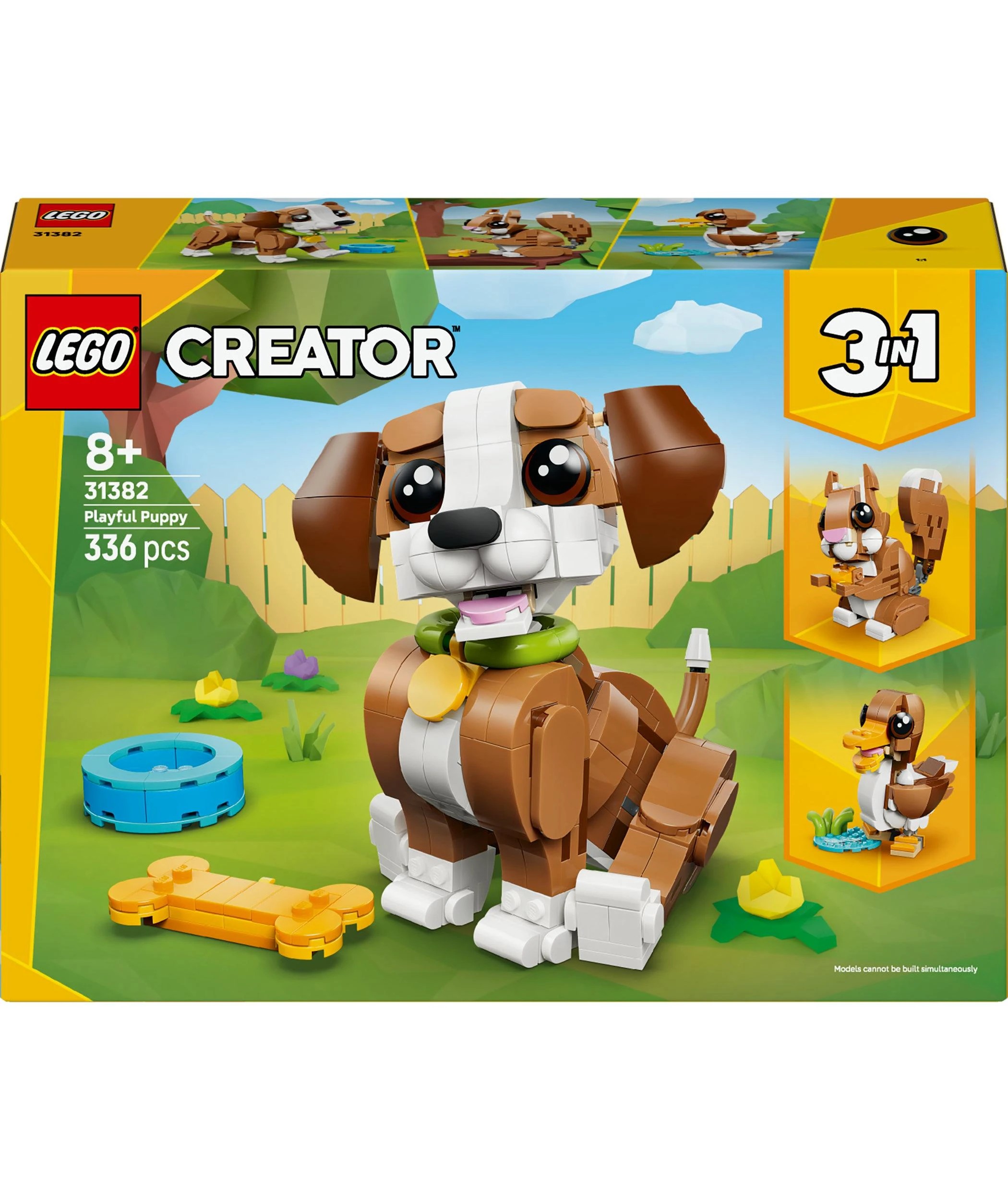 1 LEGO Creator 3 in 1 Cute Animals: Playful Puppy Dog 31382, 1 of 10