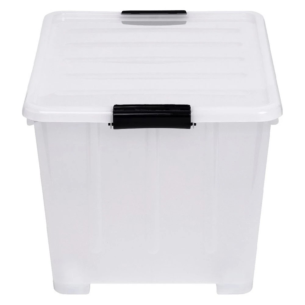 2 Keji 60L Storage Container Translucent White, 2 of 7
