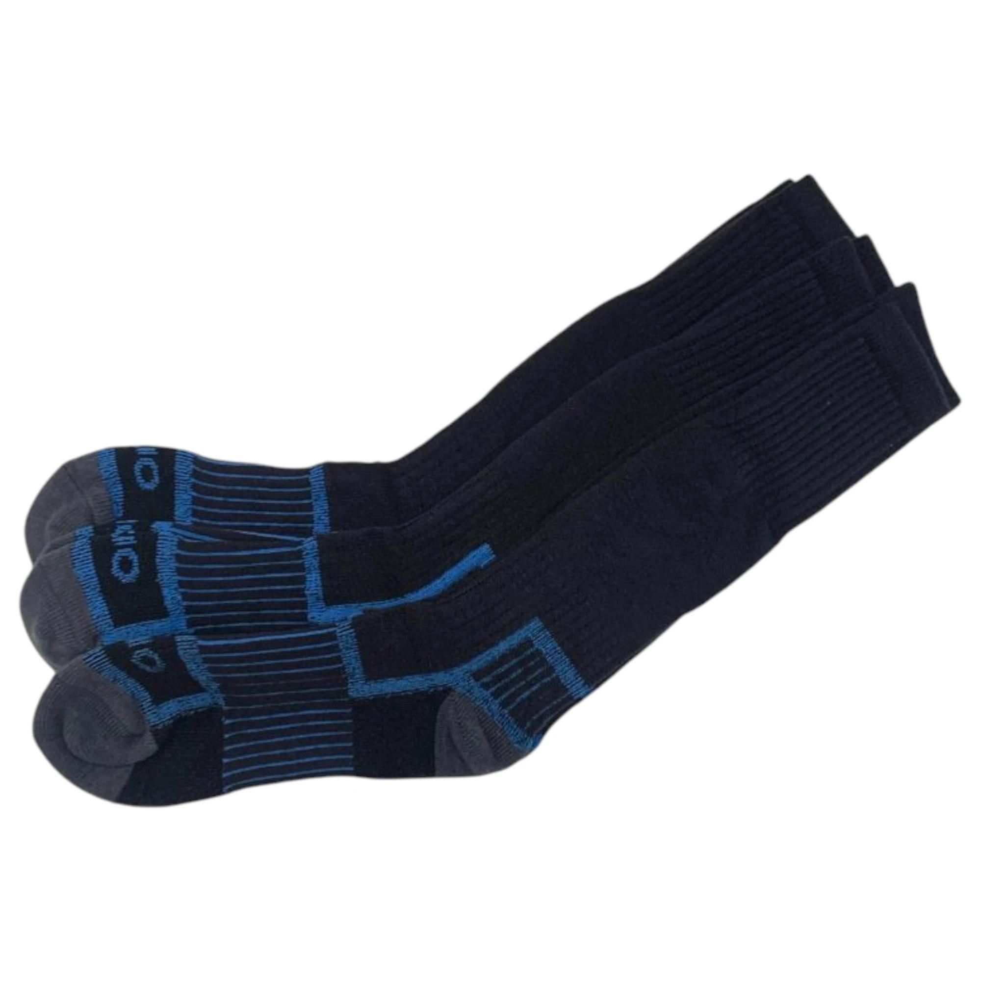 2 Rio 6 Pairs No Hole Reinforced Socks Comfortable Crew MULTI, 2 of 3