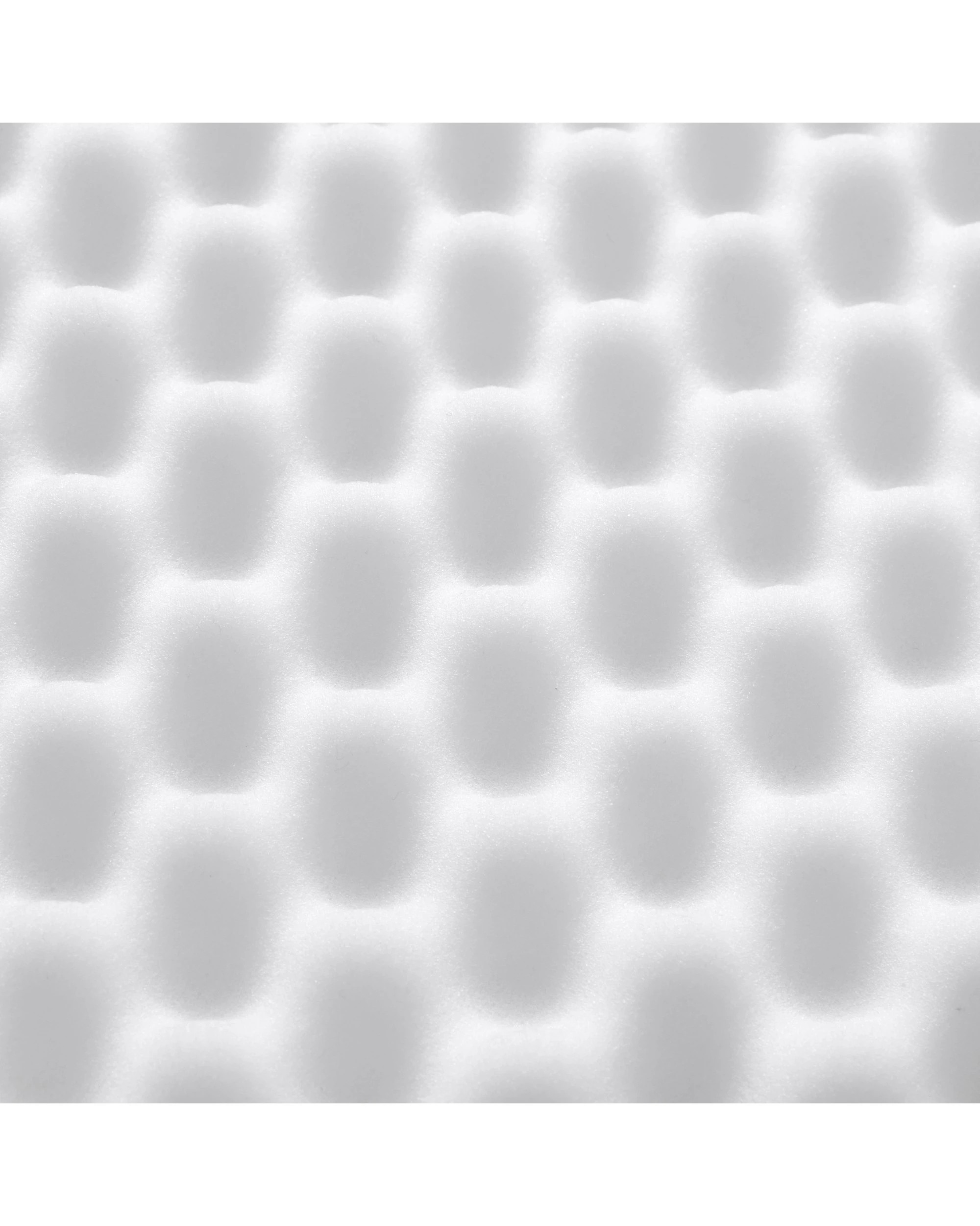3 Dreamaker Egg Crate Convoluted Foam Underlay - Super King Bed - White, 3 of 7