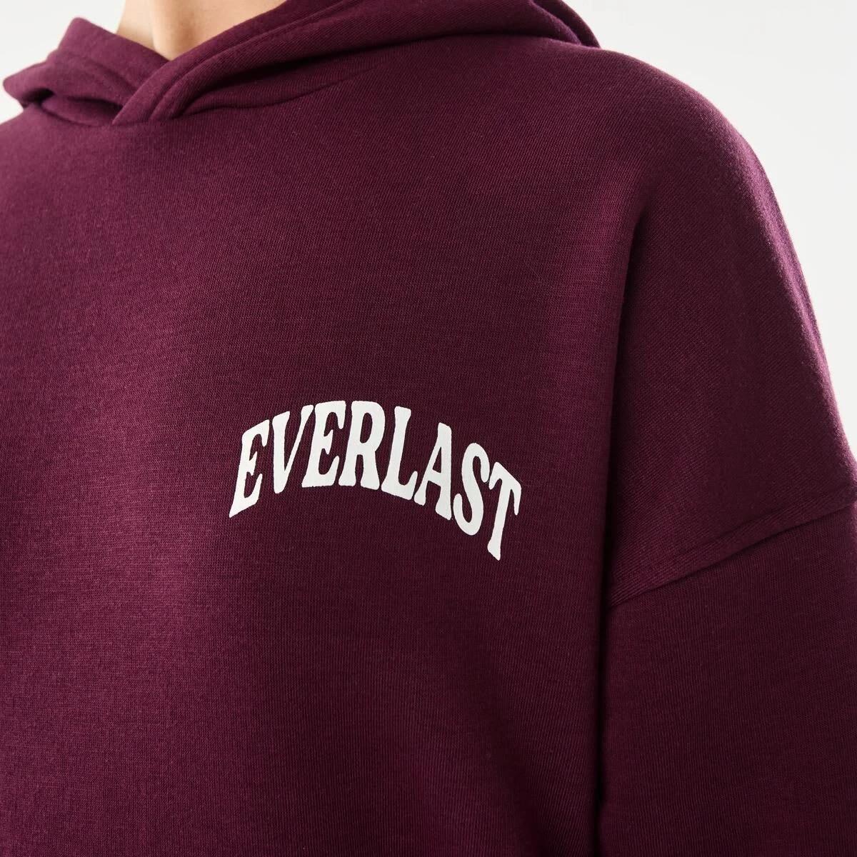 7 Everlast Womens Collegiate Oversized Hoodie EVERLAST VARSITY CHERRY, 7 of 9