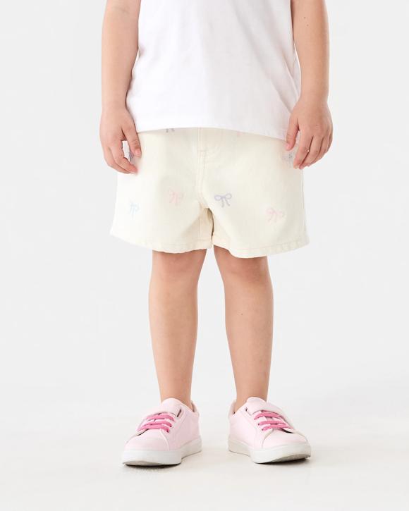 Embroidery Denim Shorts