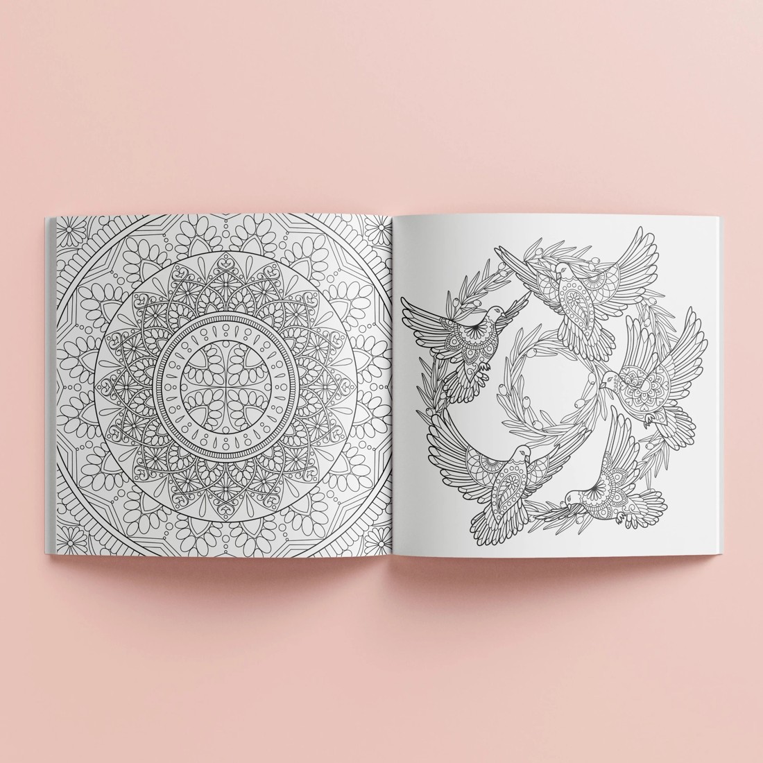 4 Peace: Mandala Poster Art Colouring Book, 4 of 5