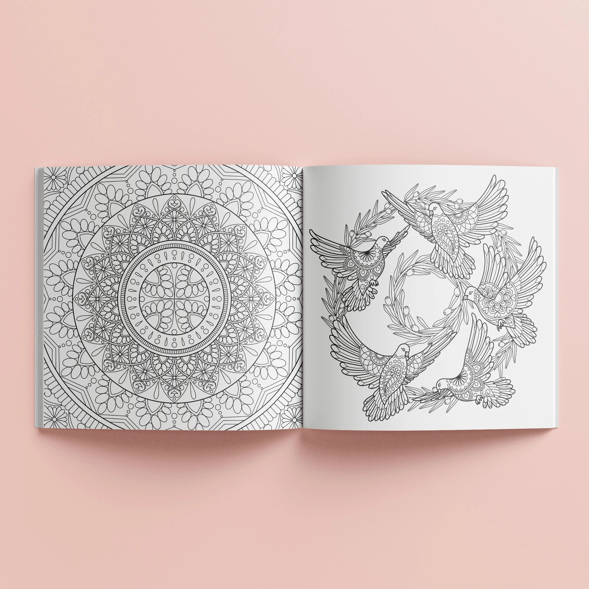 4 Peace: Mandala Poster Art Colouring Book, 4 of 5