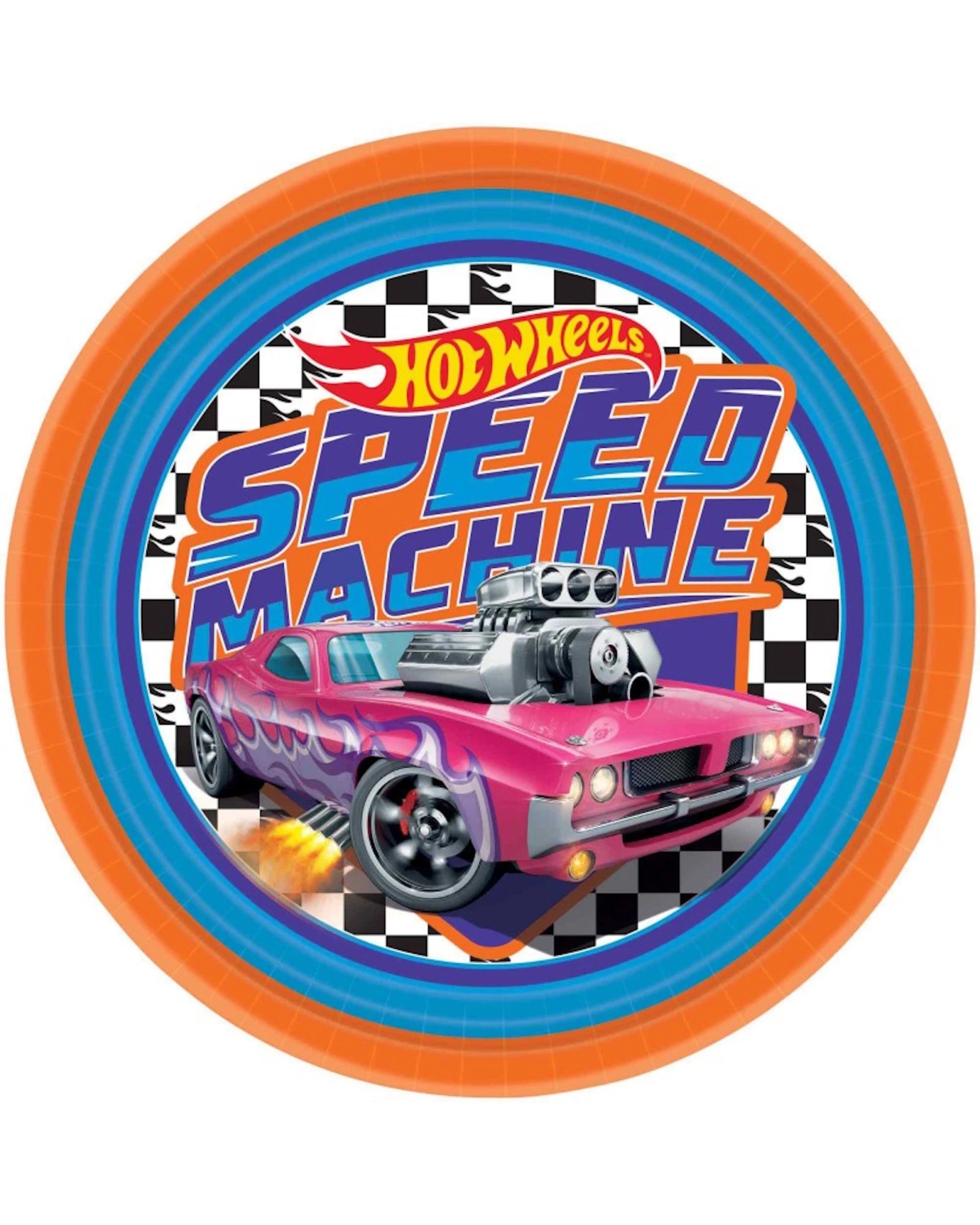 1 Hot Wheels Hot Wheels Speed Machines Large Paper Plates NPC Pack of 8, 1 of 2