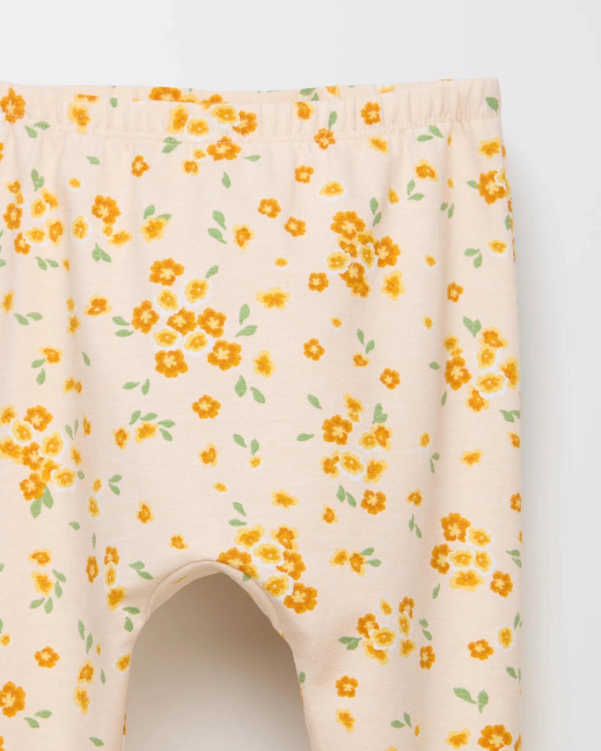 2 Target Baby Organic Cotton Print Leggings VINTAGE FLORAL, 2 of 2