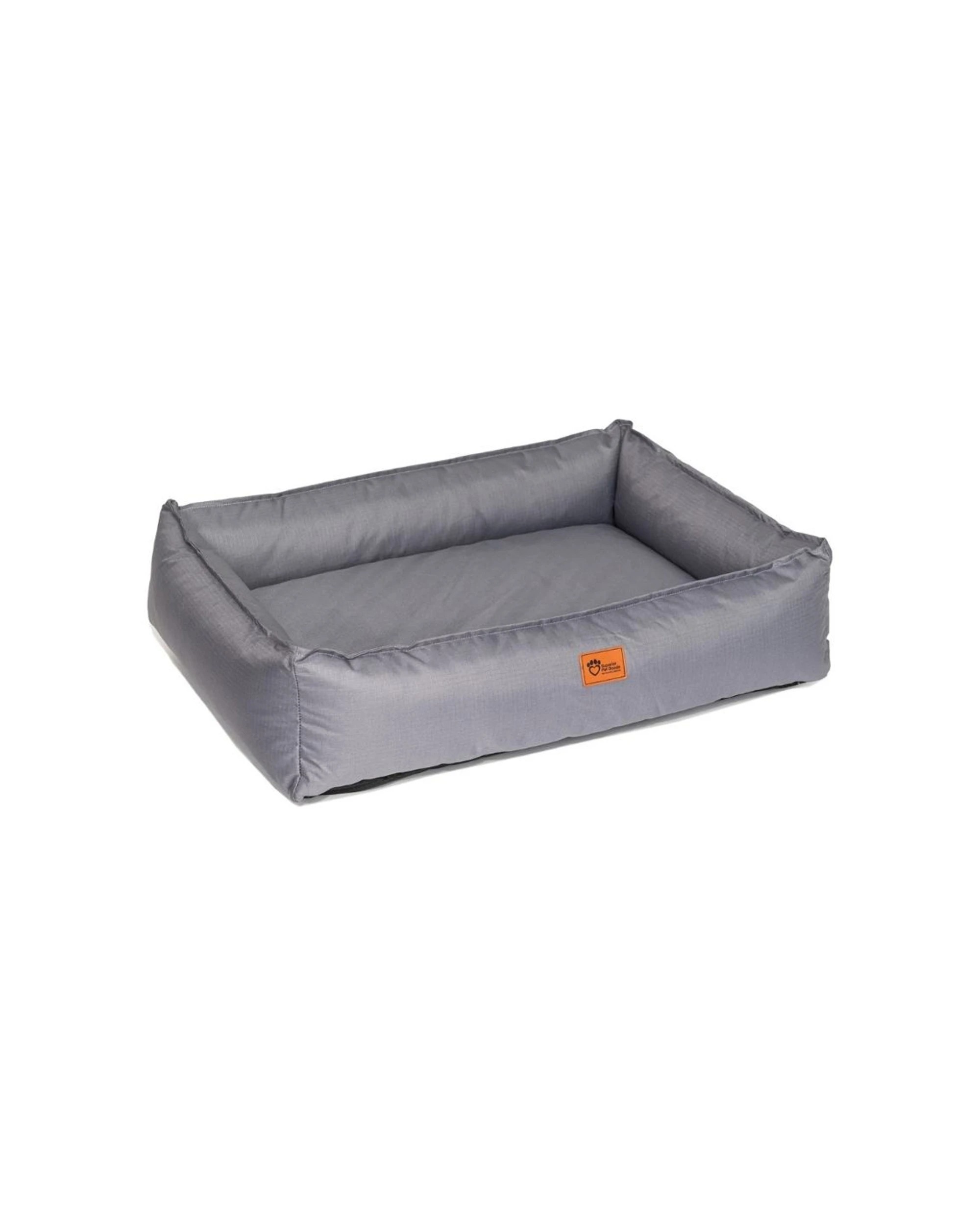 3 Superior Pet Goods Orthopedic Foam Dog Bed Ripstop Canvas Large Grey 116cm
 - Grey, 3 of 4