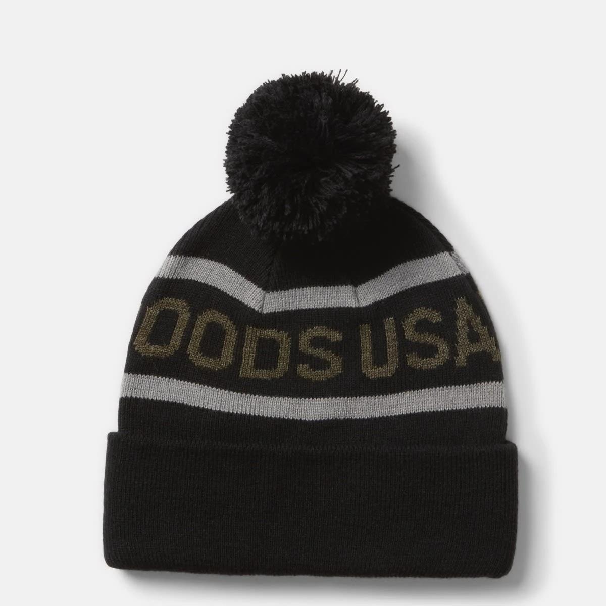 2 Chunky Pom Beanie Black, 2 of 4