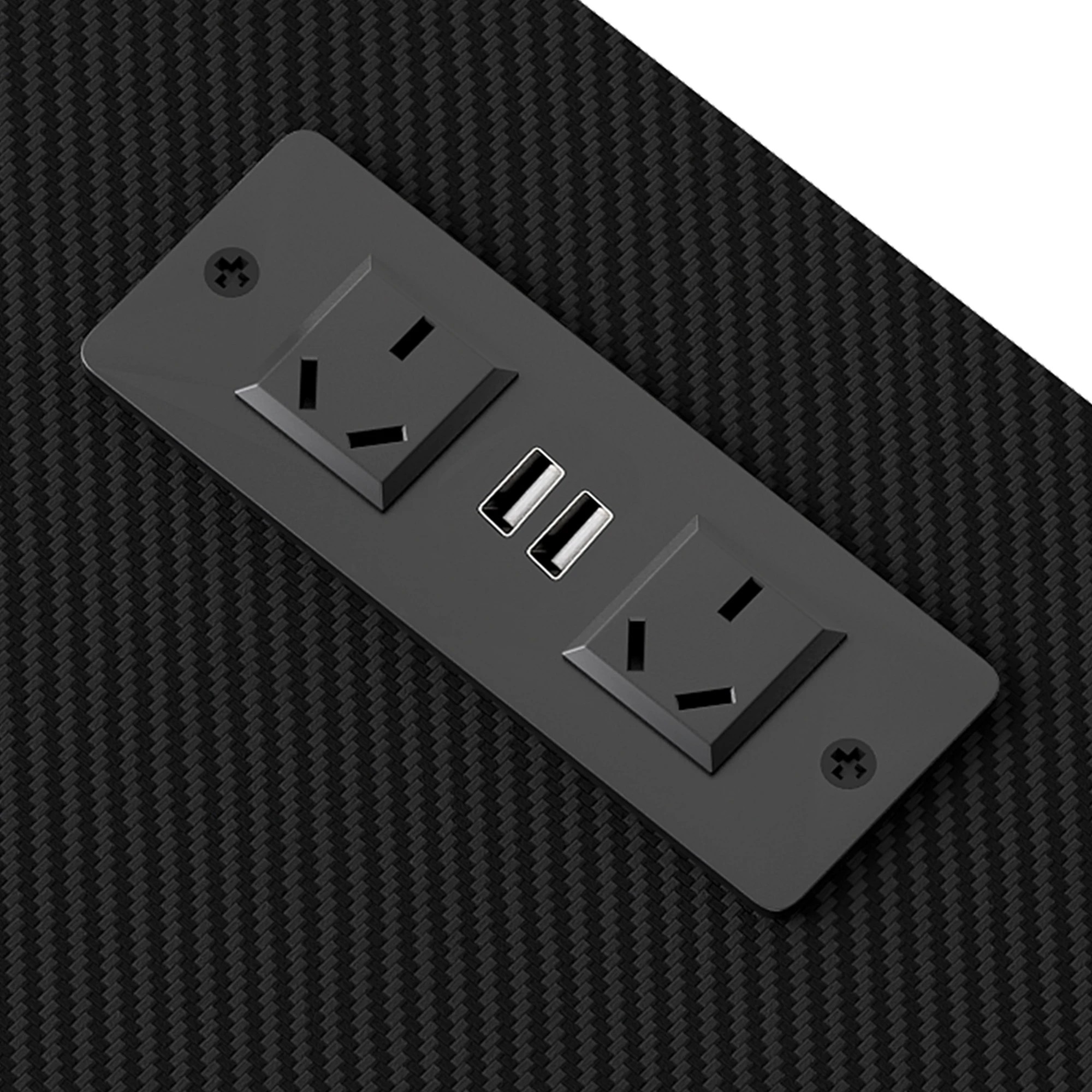 5 Levede  L-shaped Computer Desk with Drawers - Black, 5 of 9