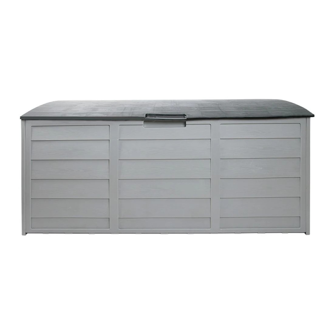 4 Gardeon Outdoor Storage Box 290L Lockable Organiser Garden Deck Shed Tool - Grey, 4 of 8