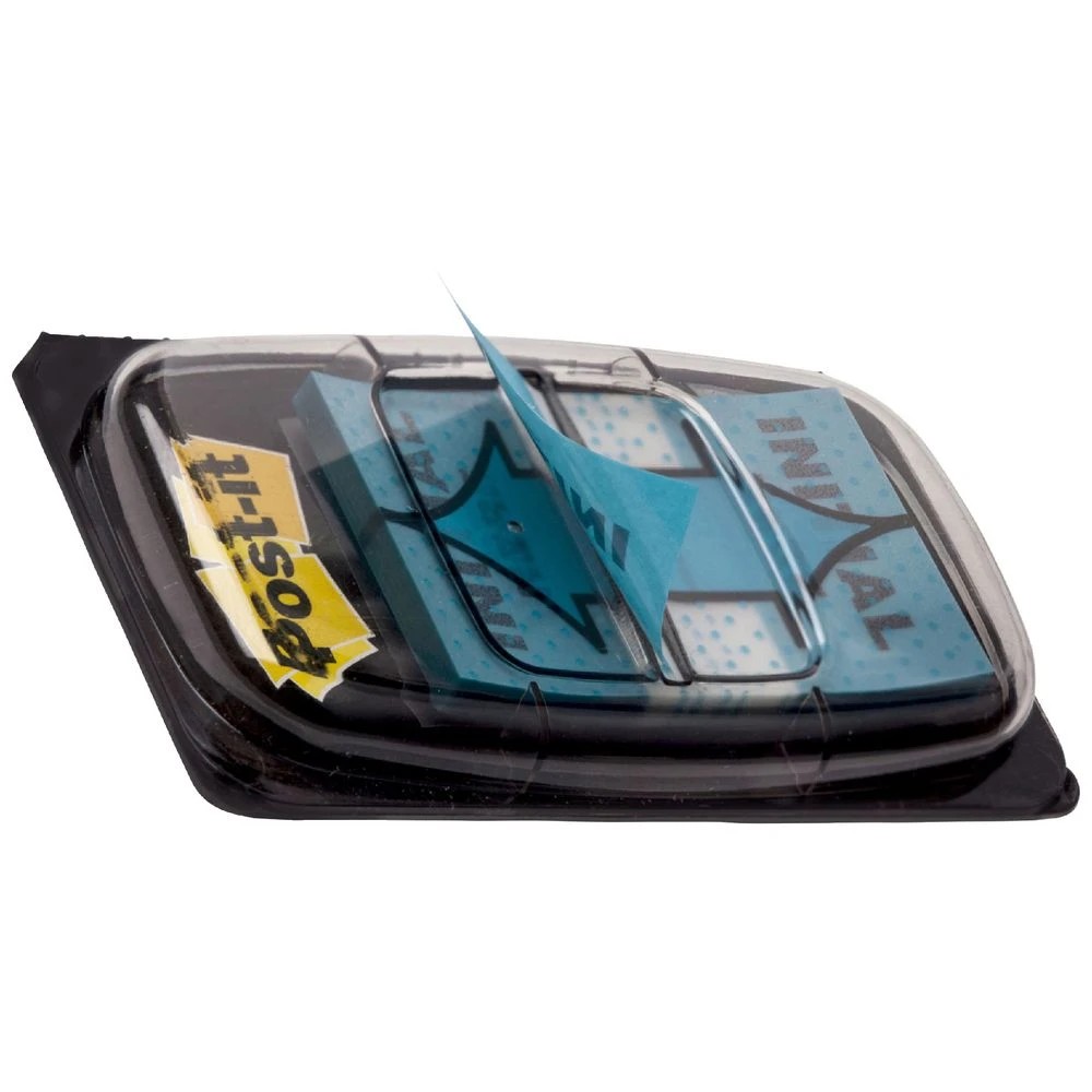 4 Post-it Initial Here Flags 25x43mm Blue 2 Pack, 4 of 6