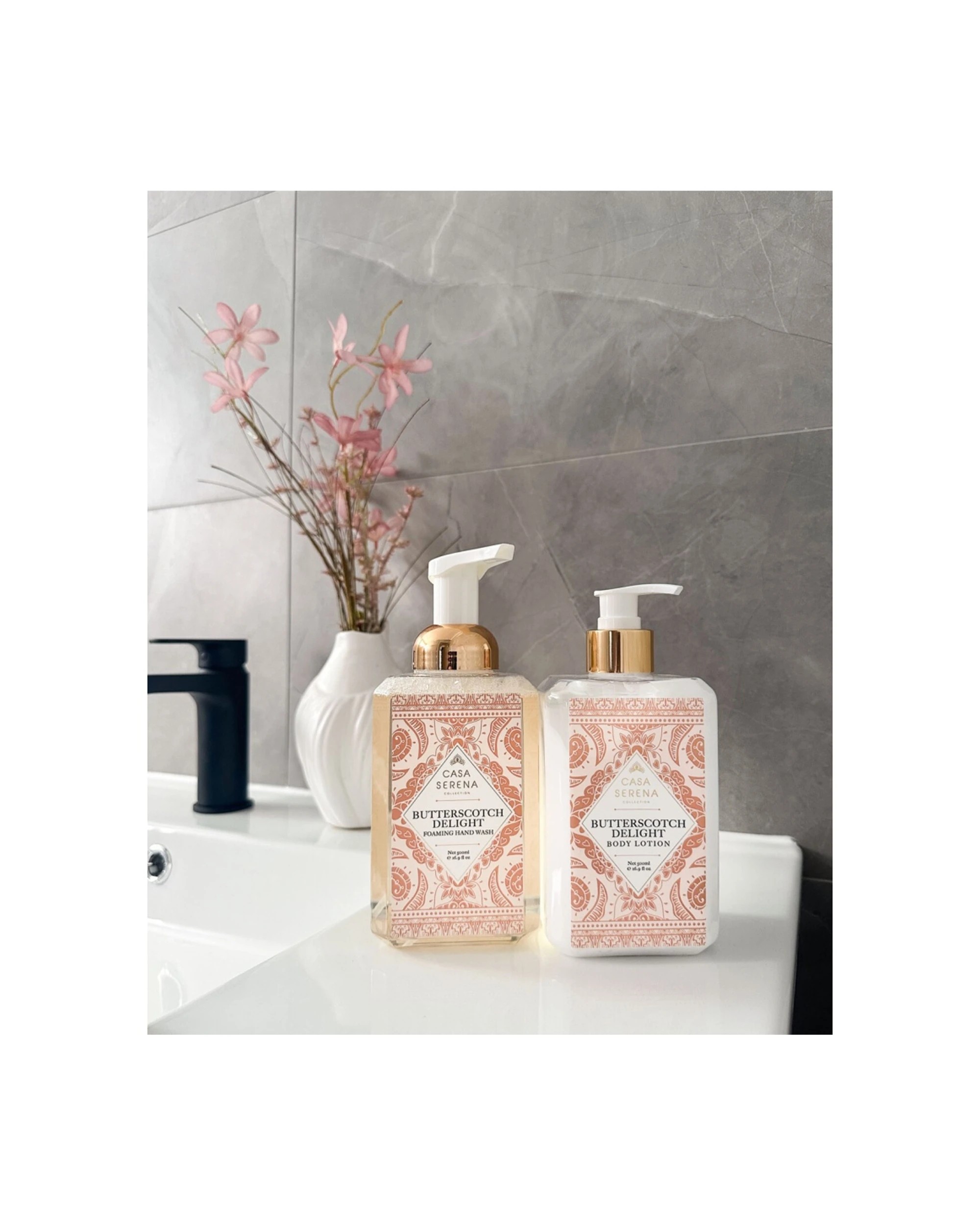 3 LVD Casa Serena 500ml Body Lotion Moisturiser Butterscotch Hydrating Nourishing Skin Care 500ml - Beige, 3 of 3