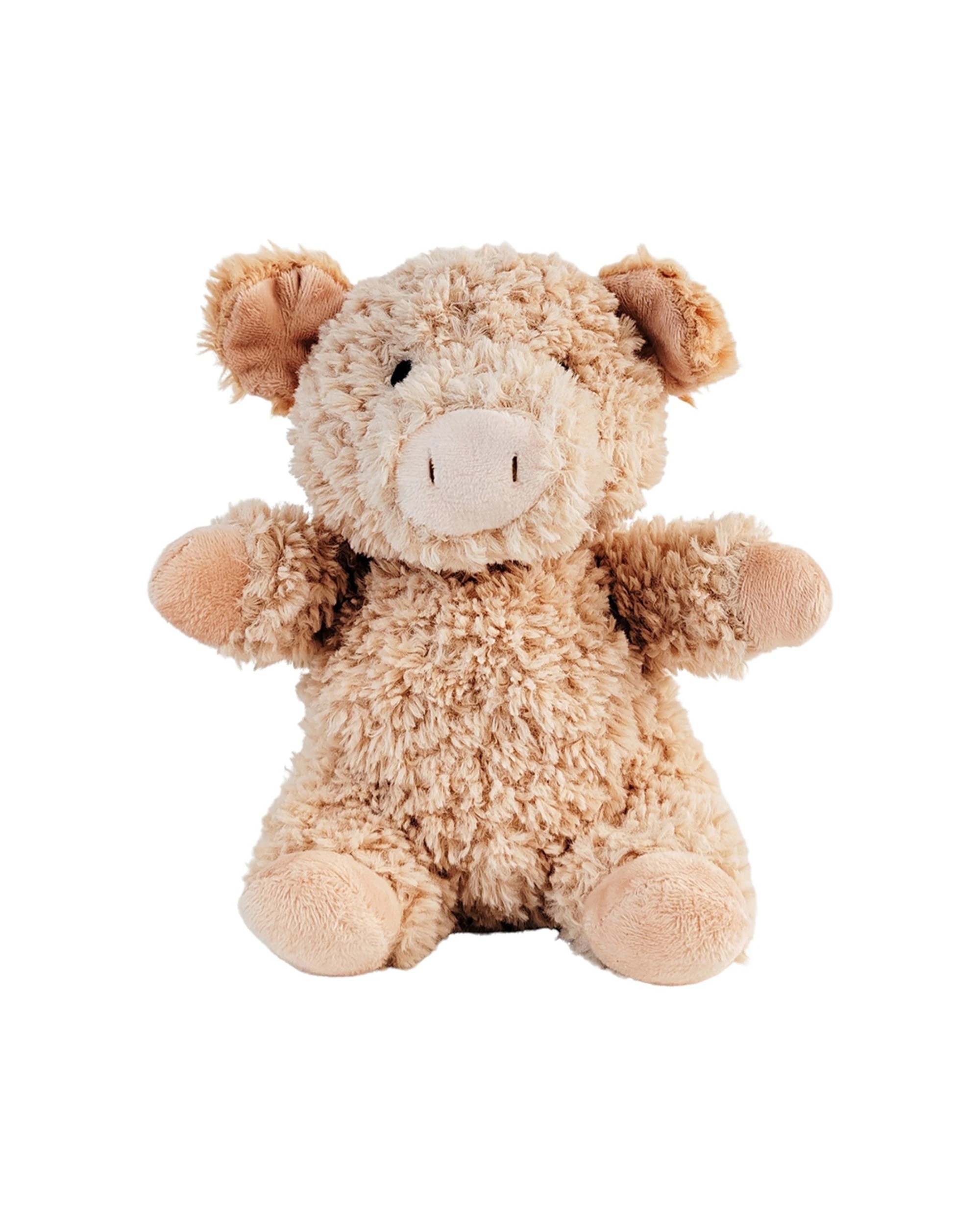 1 Urban Curly Pig 18cm Soft Toy Animal Plush - Pink, 1 of 2