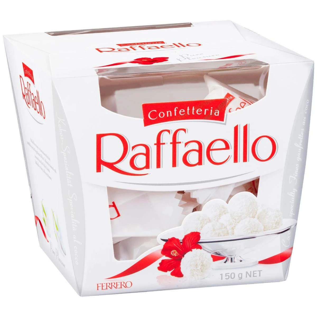 1 15 Piece  Raffaello Coconut & Almond White Chocolate Gift Box 150g, 1 of 7