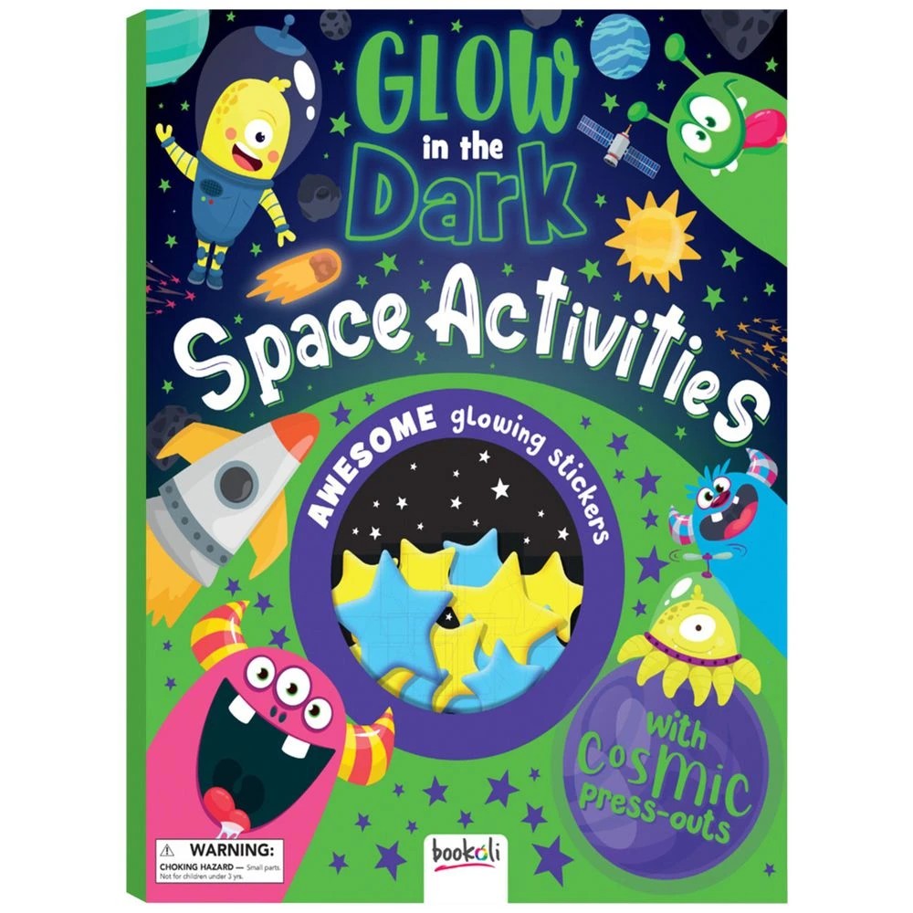 1 Glow in the Dark Fun Space Activity Book, 1 of 1
