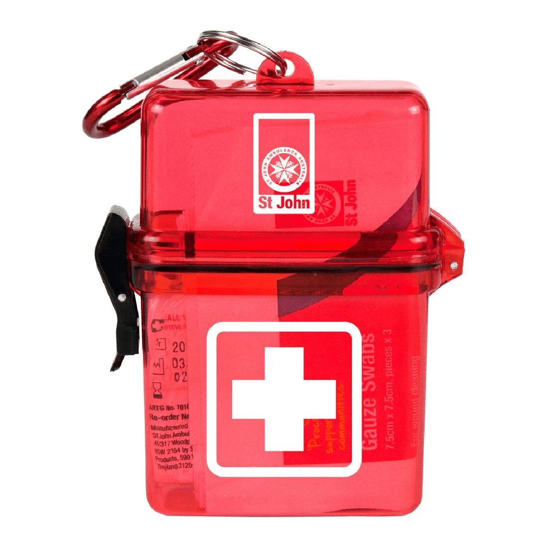 1 St John Carabiner Portable First Aid Kit, 1 of 1
