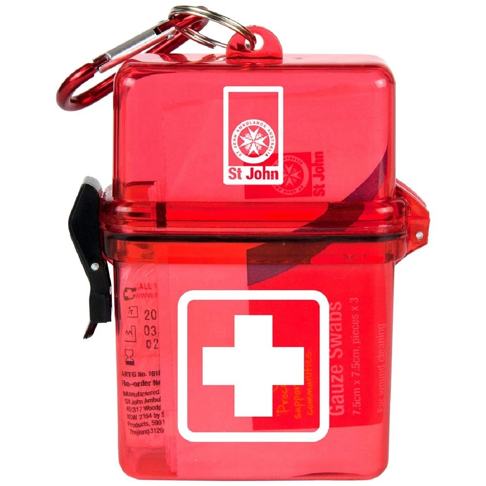 1 St John Carabiner Portable First Aid Kit, 1 of 1