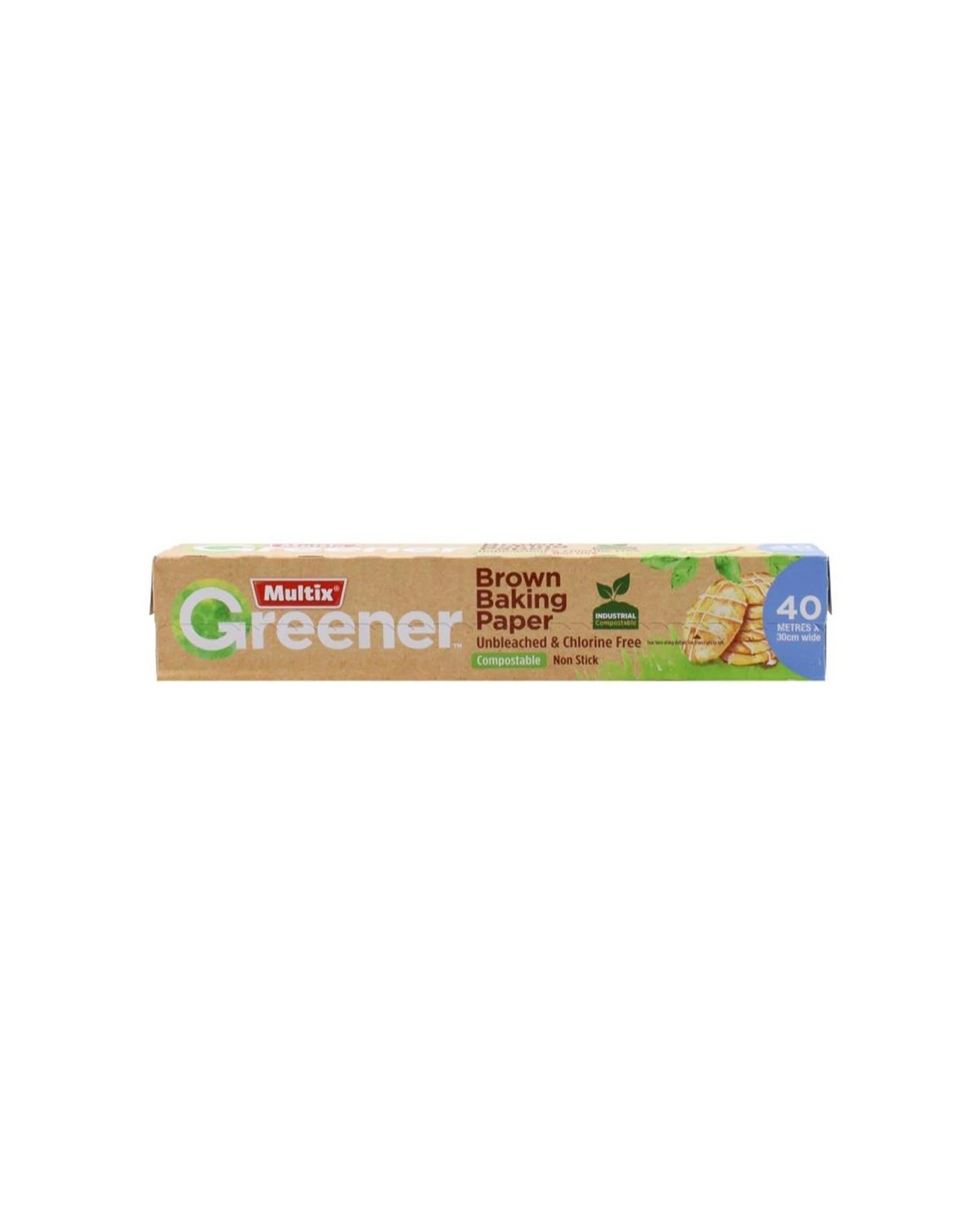 2 Multix Wide Baking Paper Sheet Roll 9 Pack 40m x 30cm Unbleached - Brown, 2 of 4